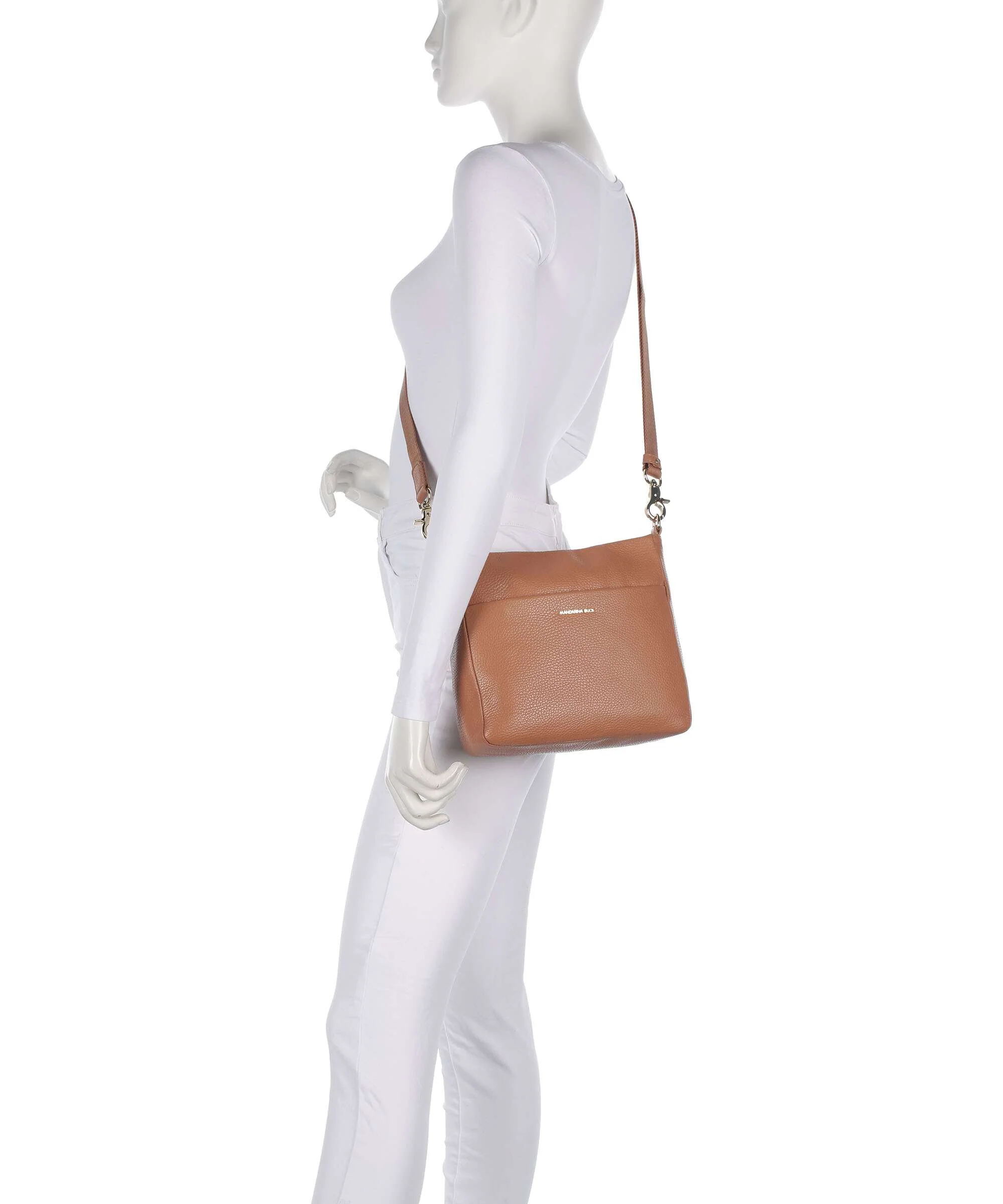 Mandarina Duck Mellow Leather Crossbody bag pecan nut - Image 3