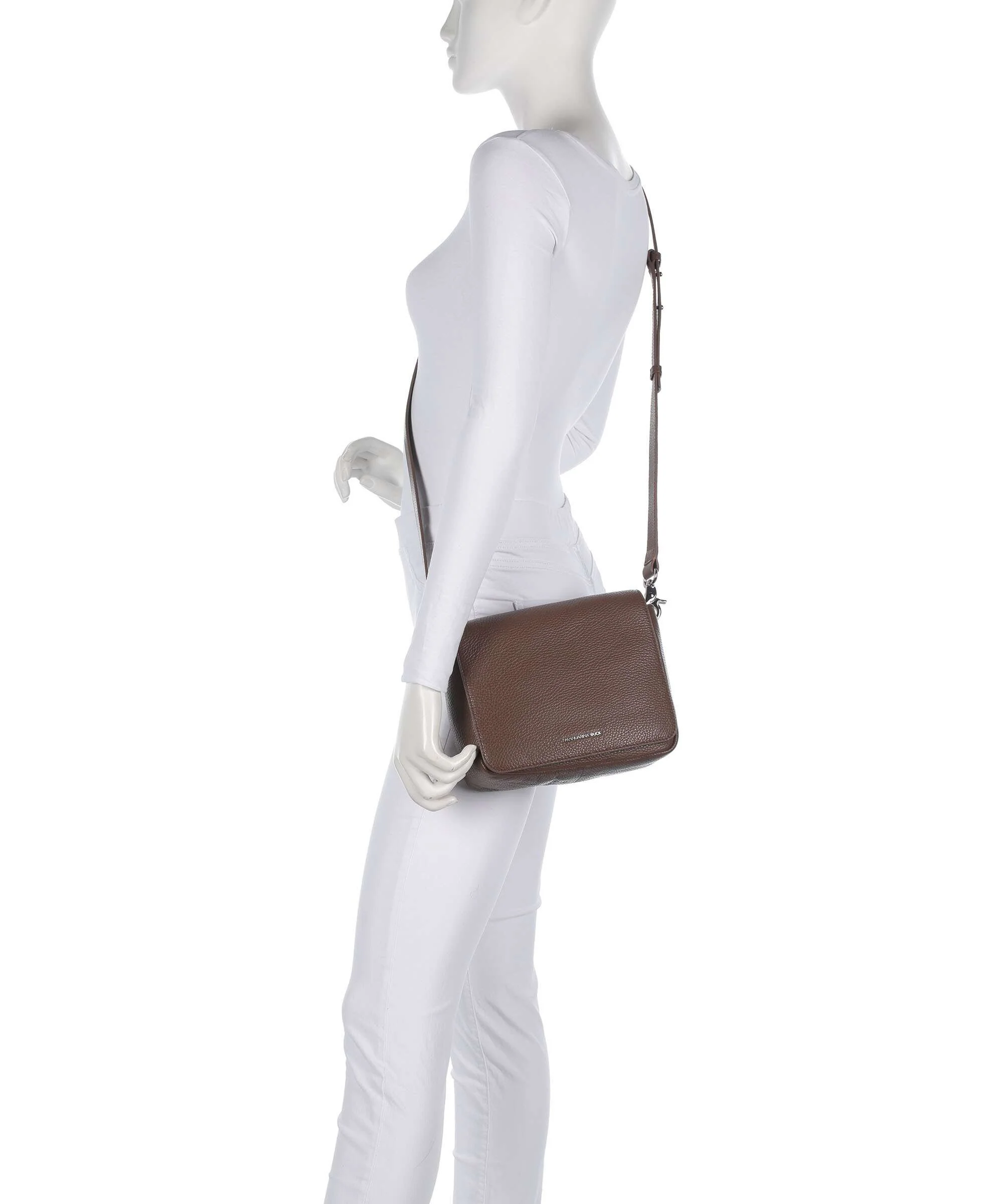 Mandarina Duck Mellow Leather Crossbody bag milk chocolate - Image 3