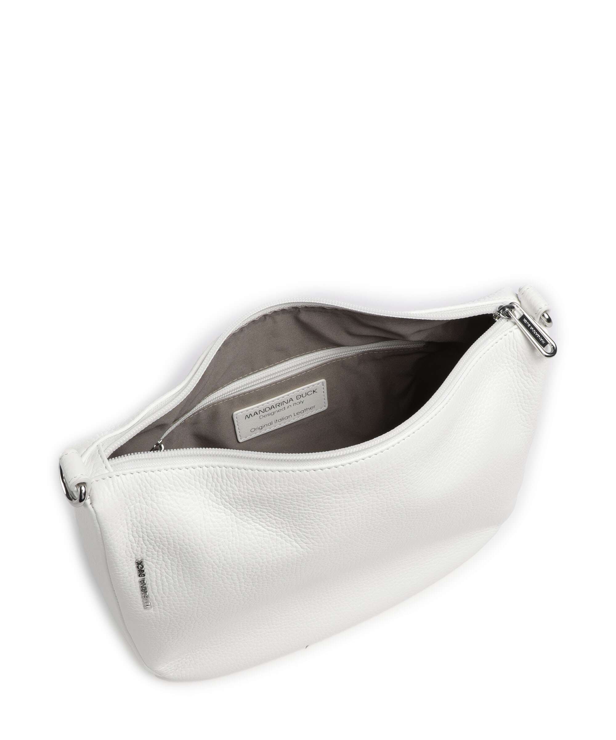 Mandarina Duck Mellow Leather Crossbody bag blanc - Image 5