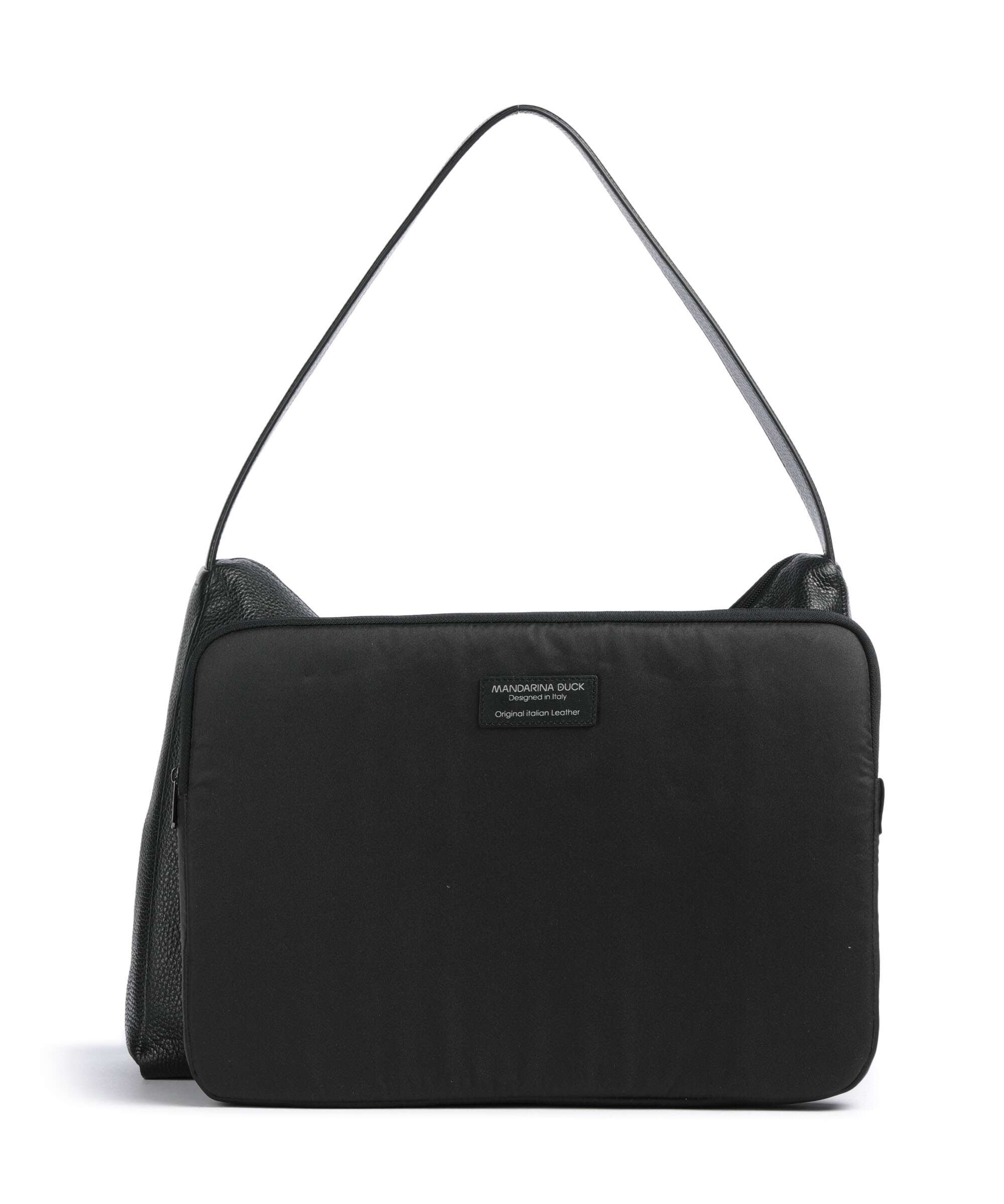 Mandarina Duck Mellow Leather Hobo bag nero - Image 4