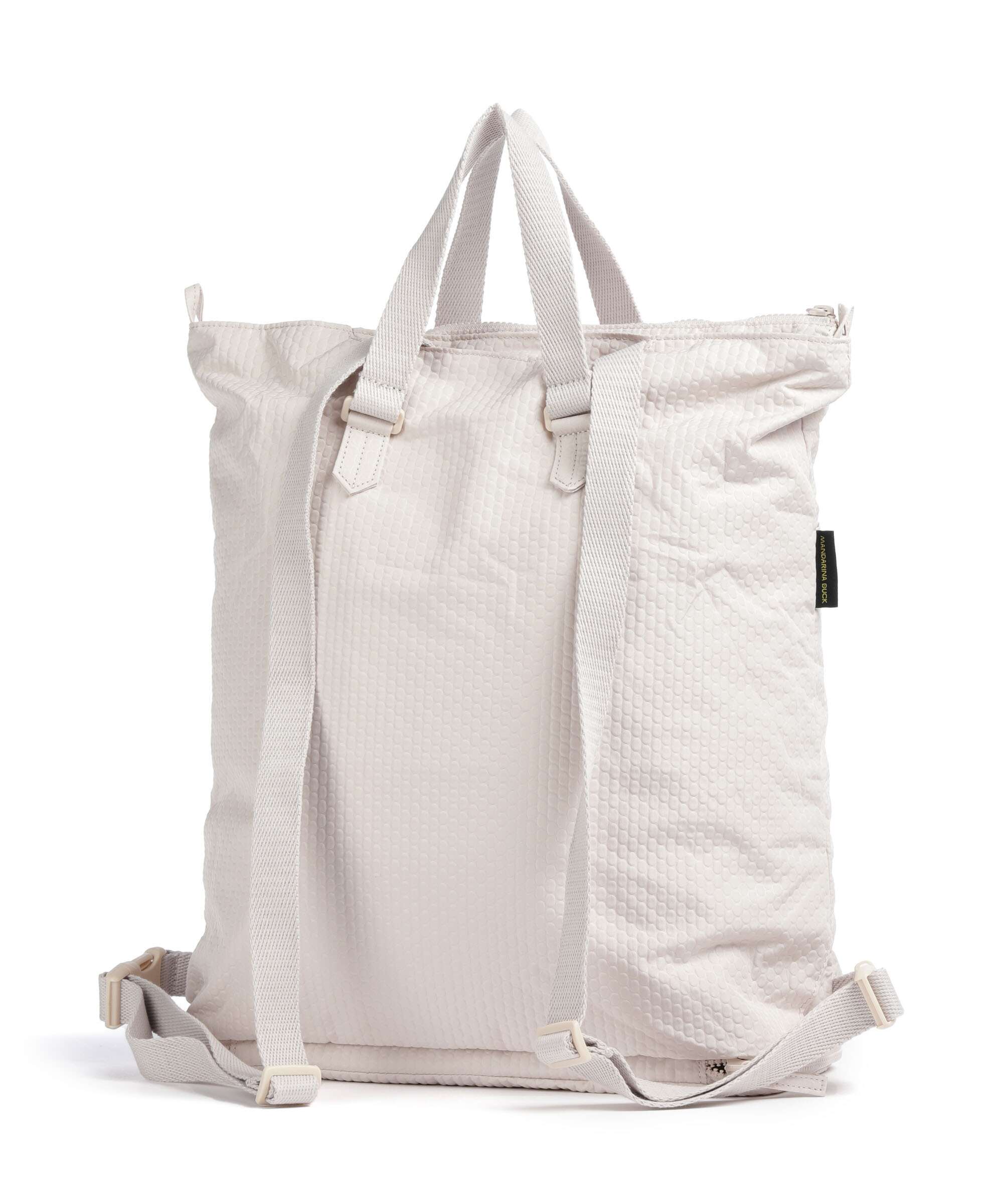 Mandarina Duck Revival 2.0 Backpack bag white mocha - Image 2