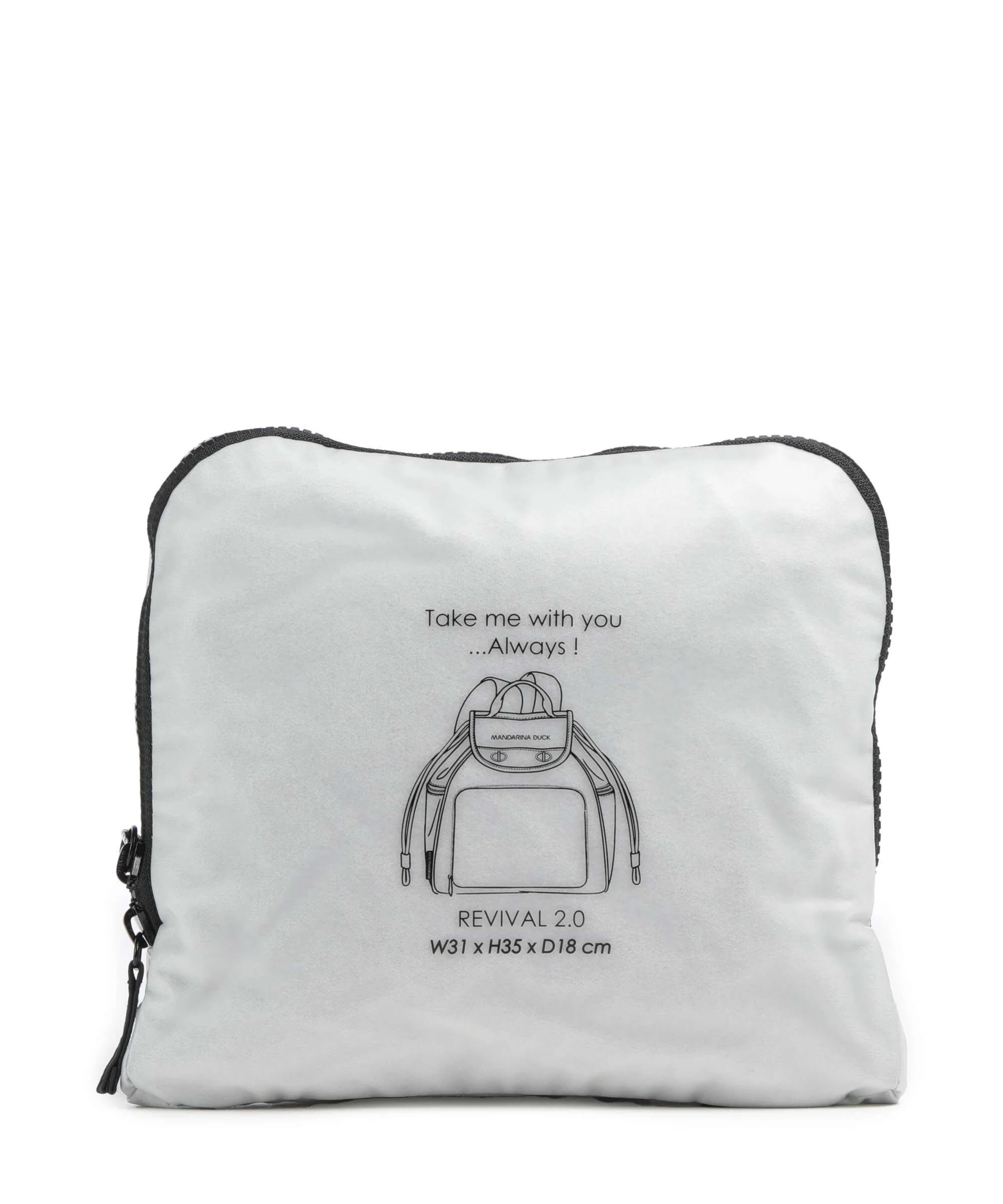 Mandarina Duck Revival 2.0 Backpack nero - Image 6