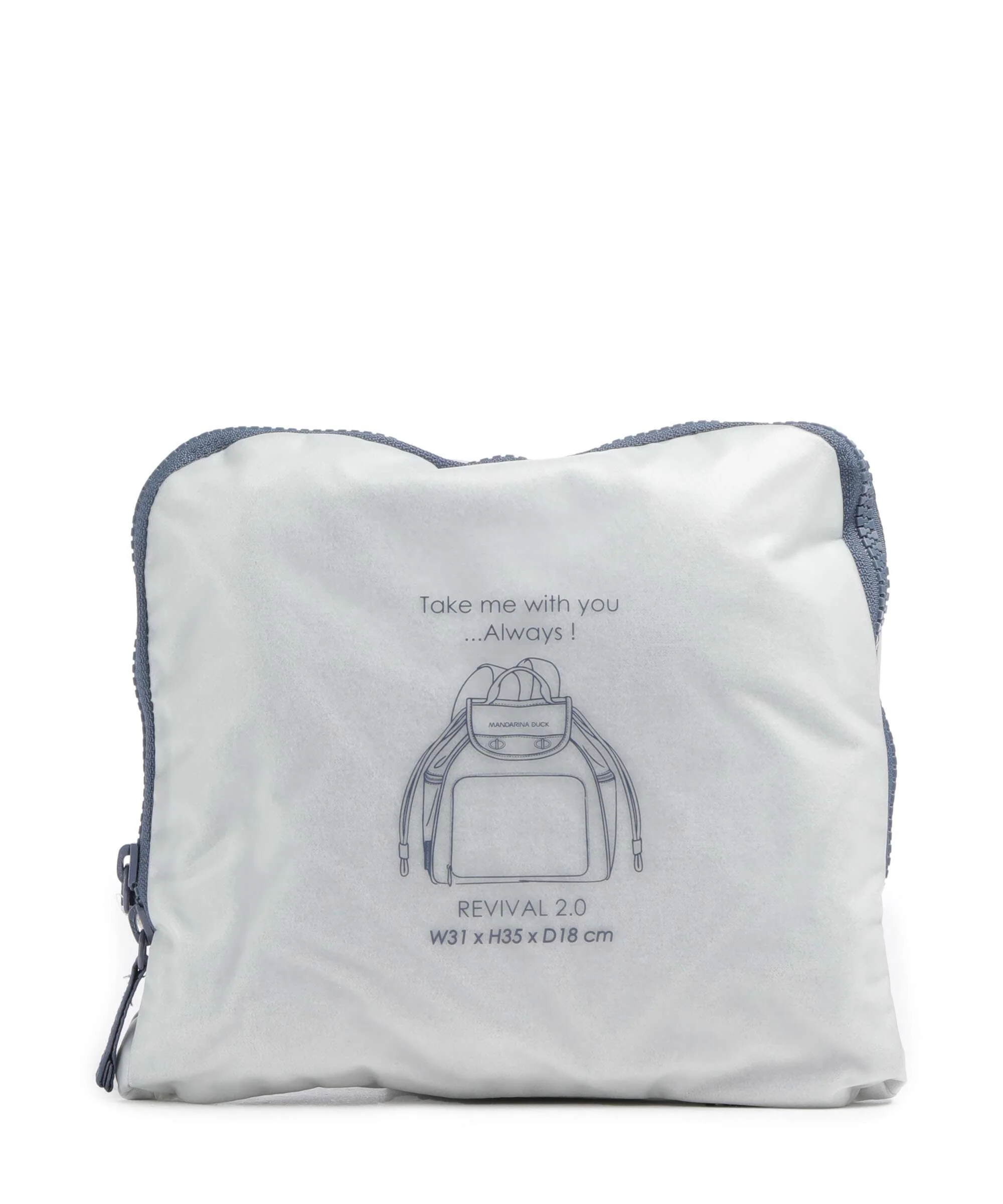 Mandarina Duck Revival 2.0 Backpack vintage indigo - Image 6