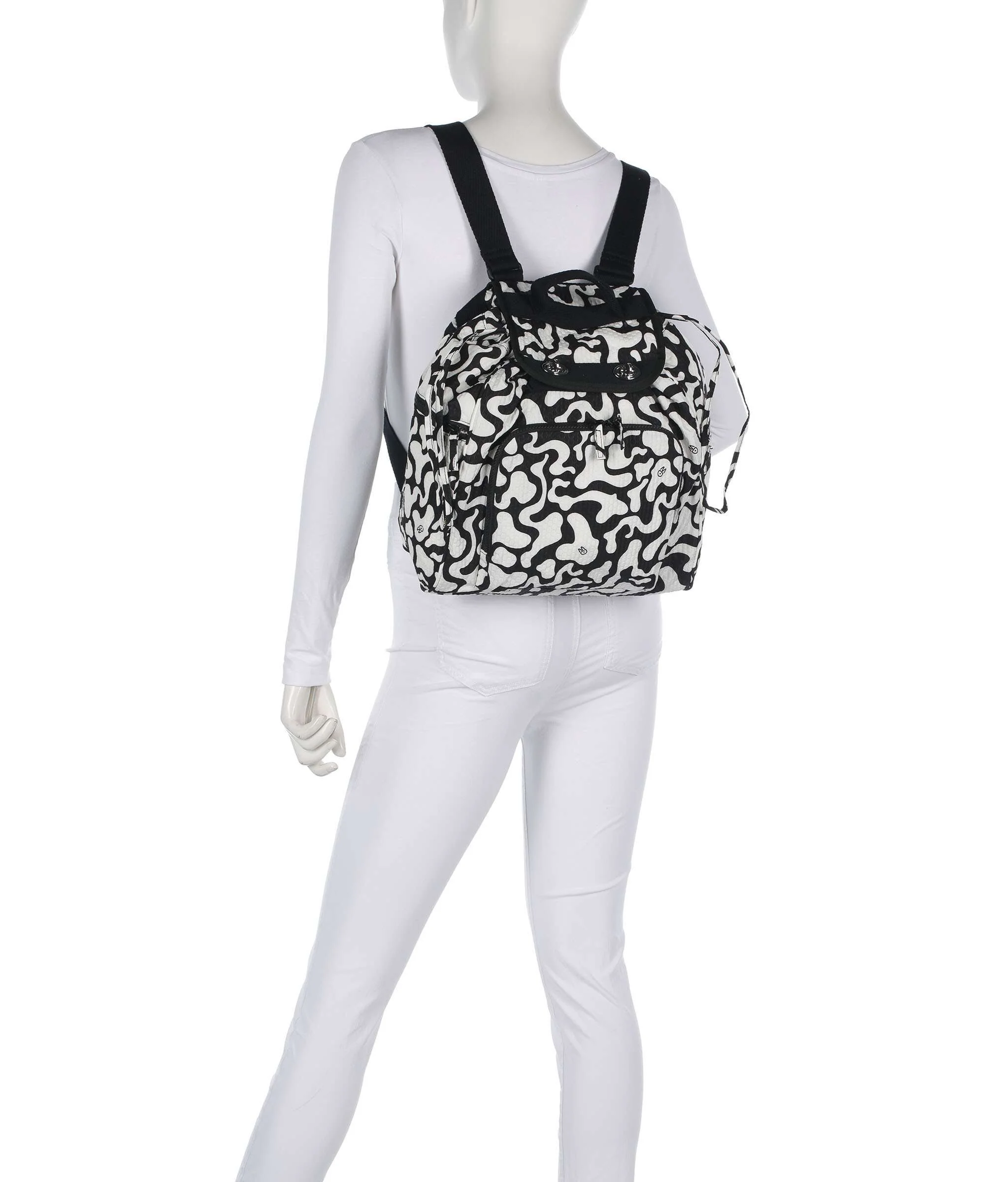 Mandarina Duck Revival Moire Backpack moire - Image 3