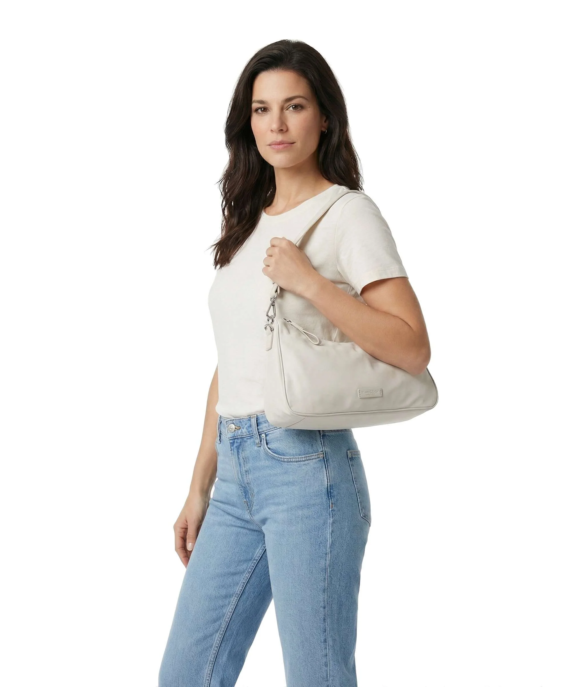 Marc O'Polo Anisa M Shoulder bag grey silk - Image 3