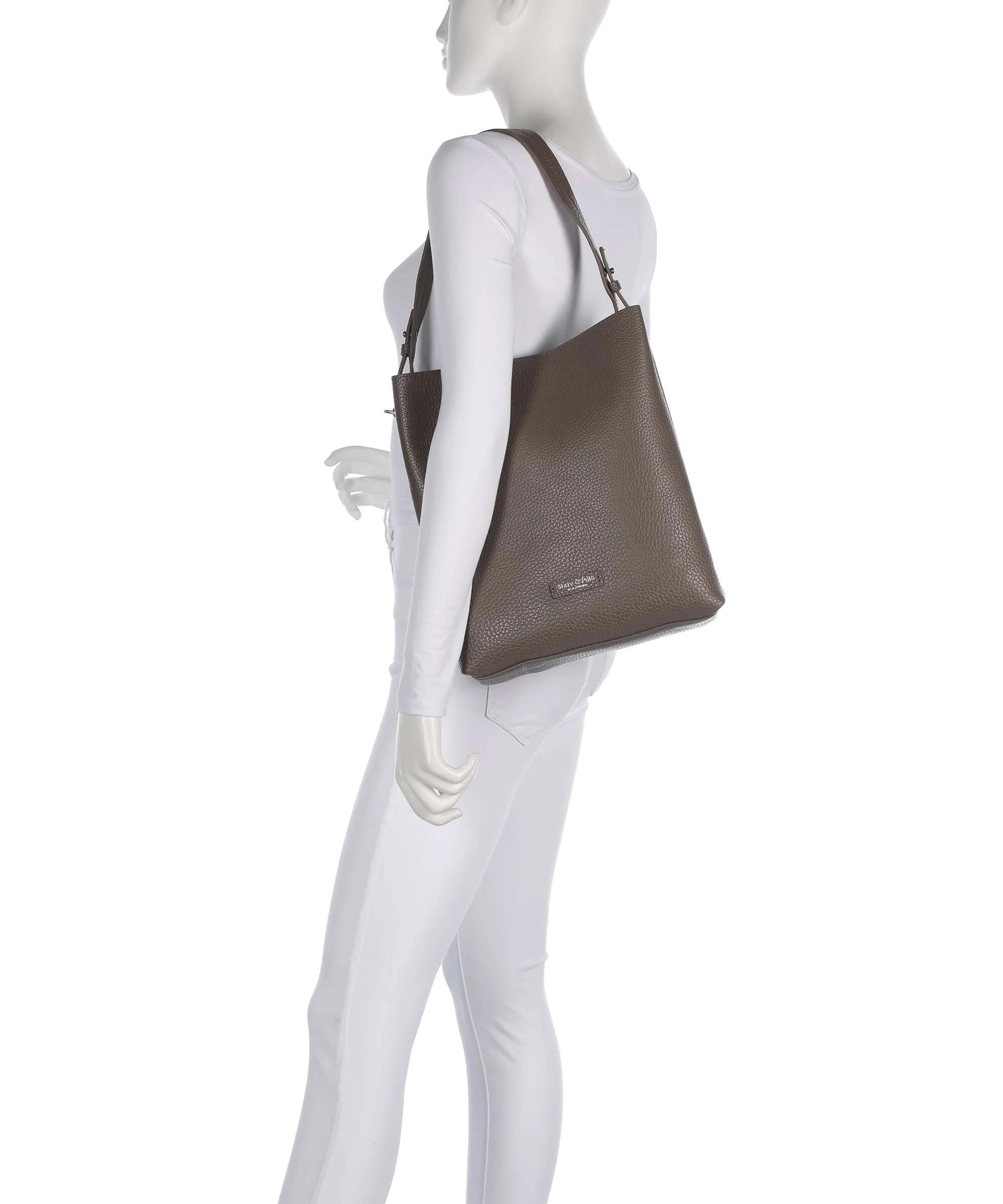 Marc O'Polo Brinja M Hobo bag faded brown - Image 3