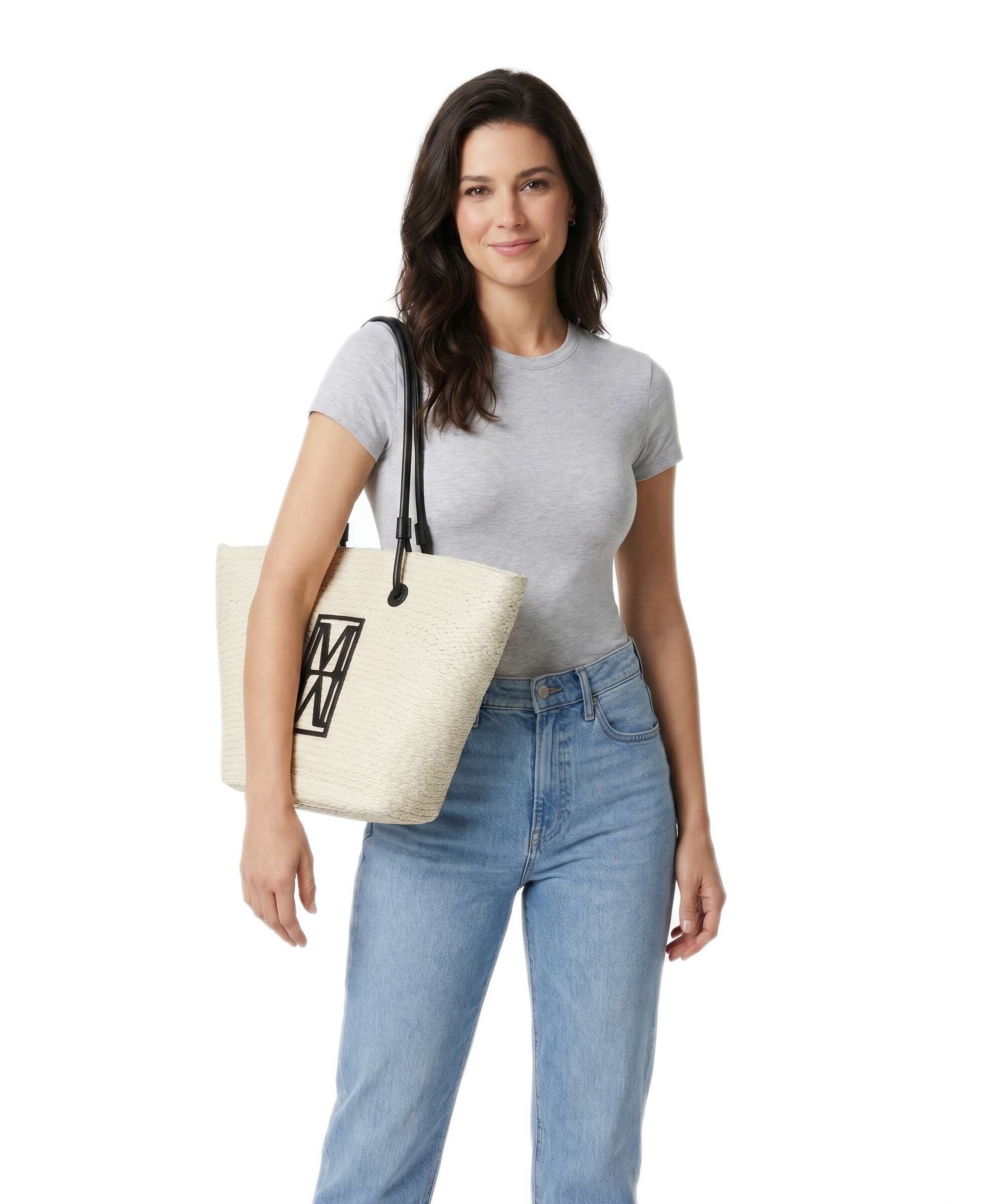 Marc O'Polo Jana Tote bag light raffia - Image 3