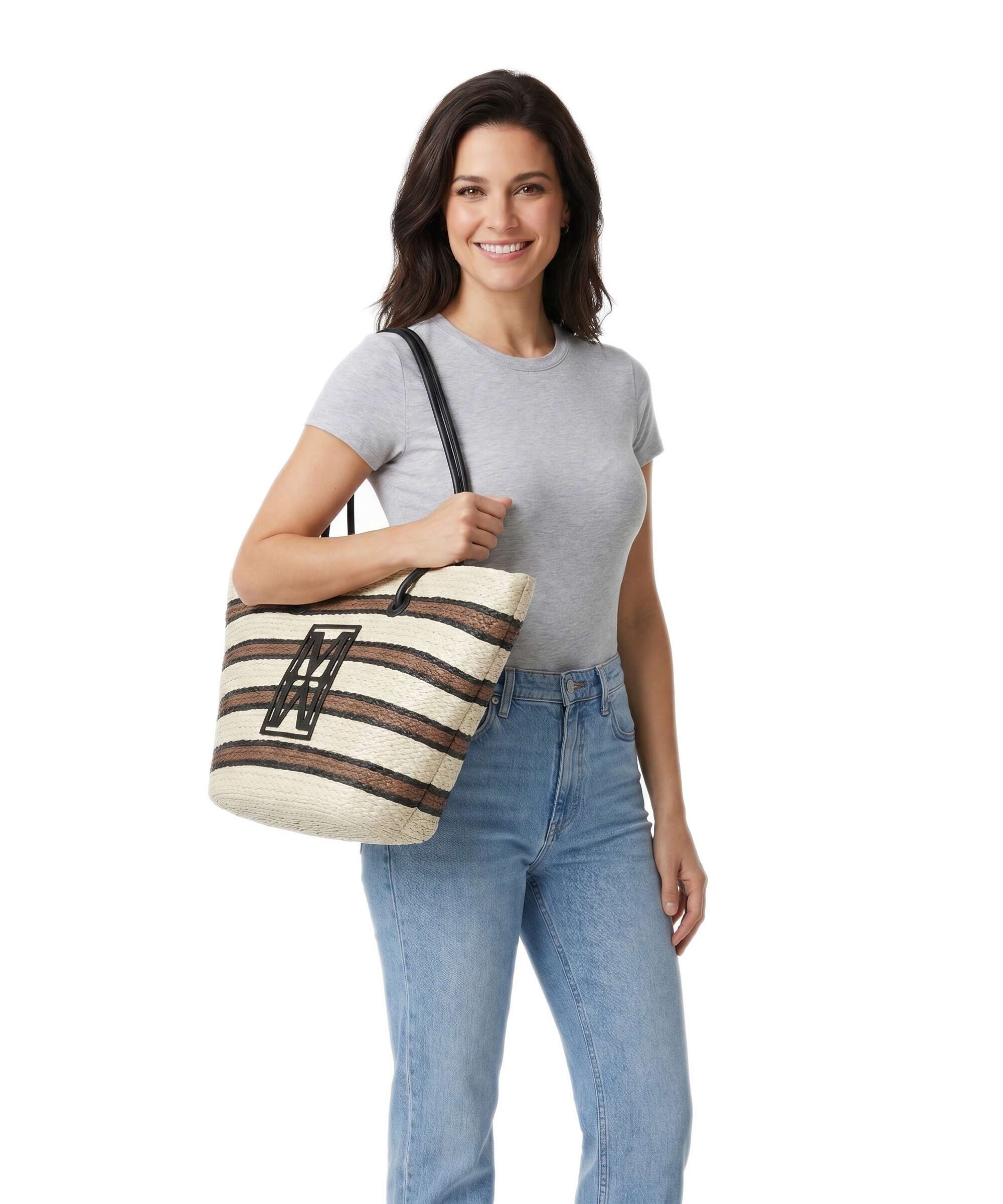 Marc O'Polo Jana Tote bag light raffia - Image 3
