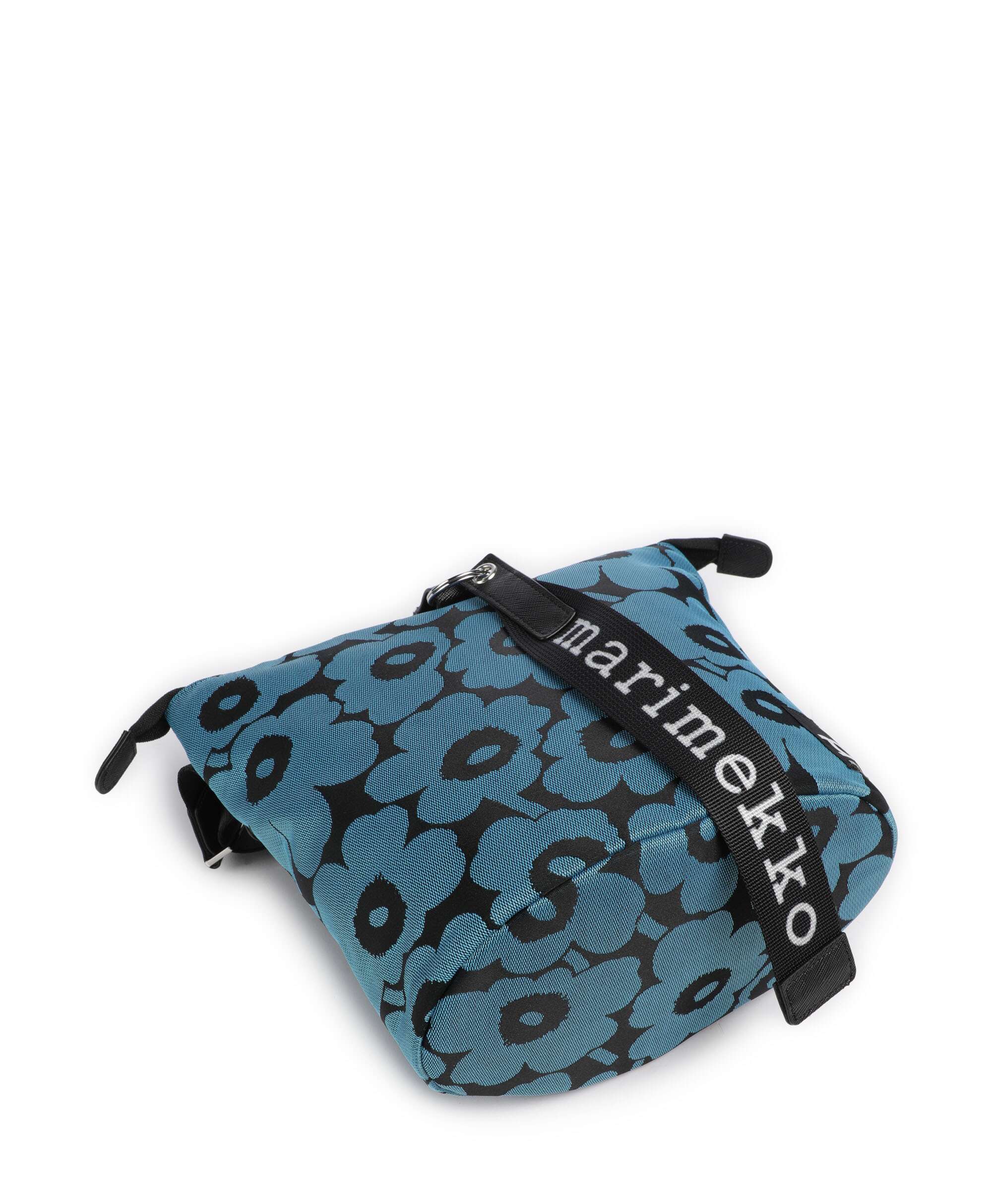 Marimekko Carry All Unikko Crossbody bag blue/black - Image 4