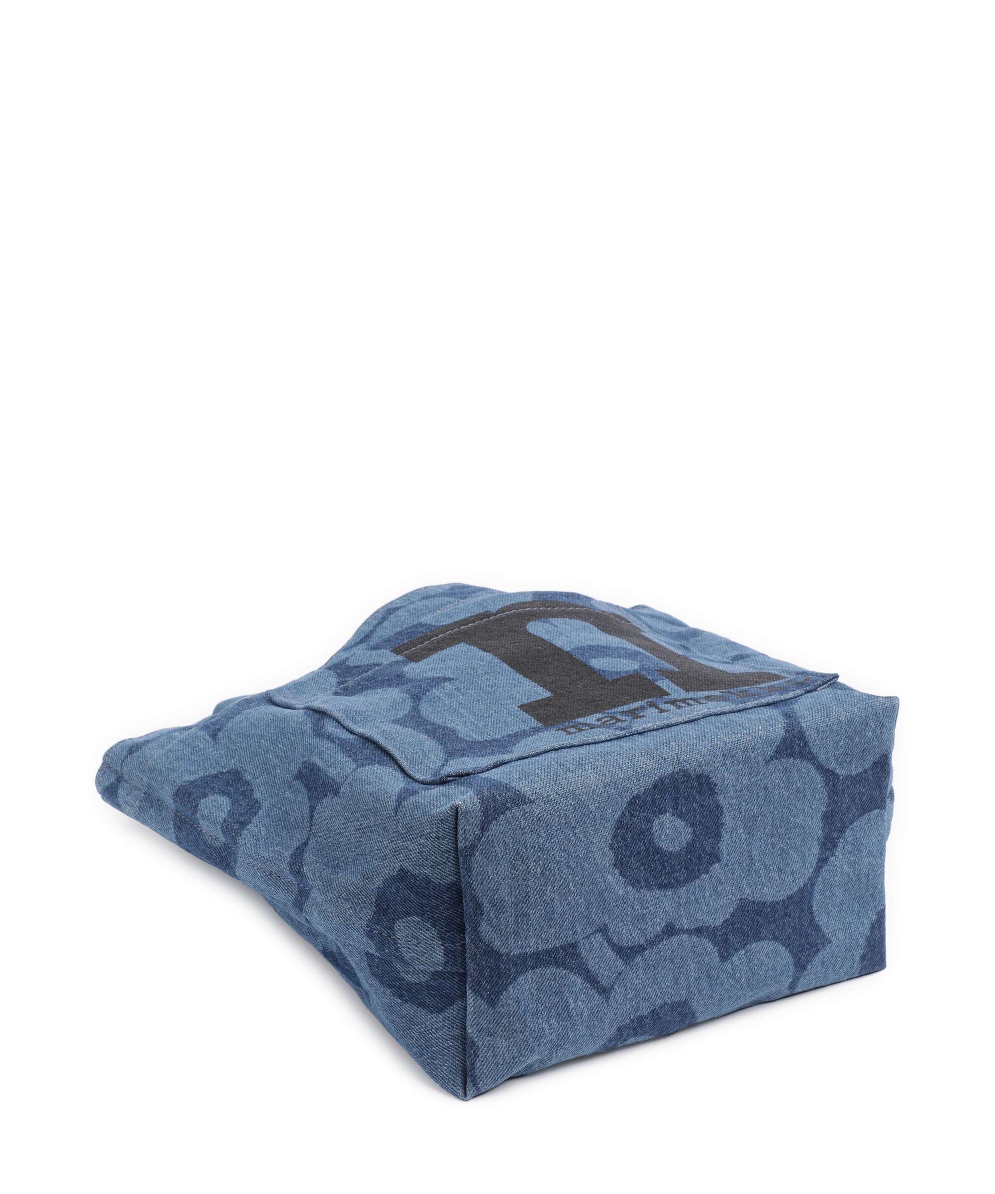 Marimekko Mono Unikko Mini Handbag mid indigo - Image 4