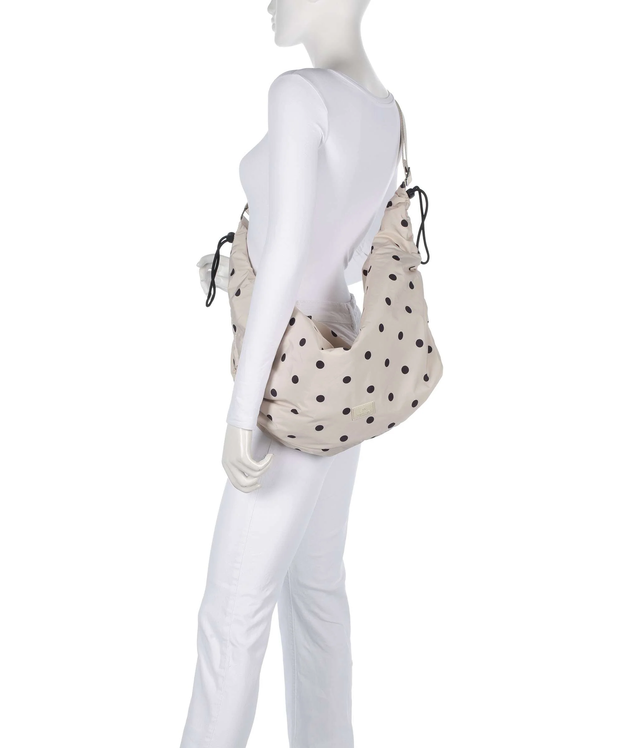 Markberg Alpine Hobo bag polka dot/creme - Image 3