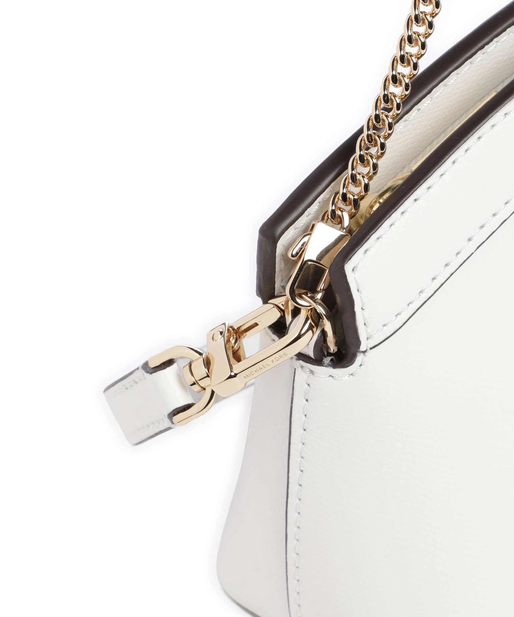 Michael Kors Athena Dome Chain Small Shoulder bag optic white - Image 5