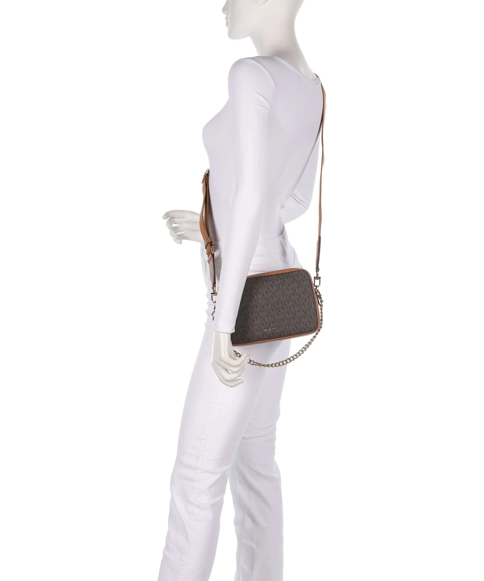 Michael Kors Bryant Medium Crossbody bag brown/acorn - Image 3