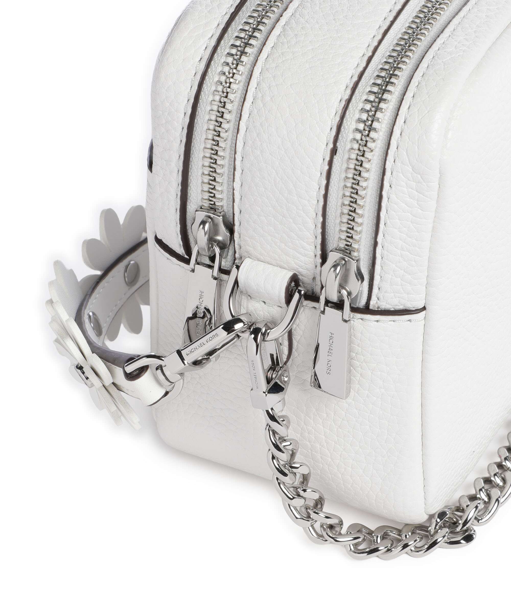 Michael Kors Bryant Medium Crossbody bag optic white - Image 4