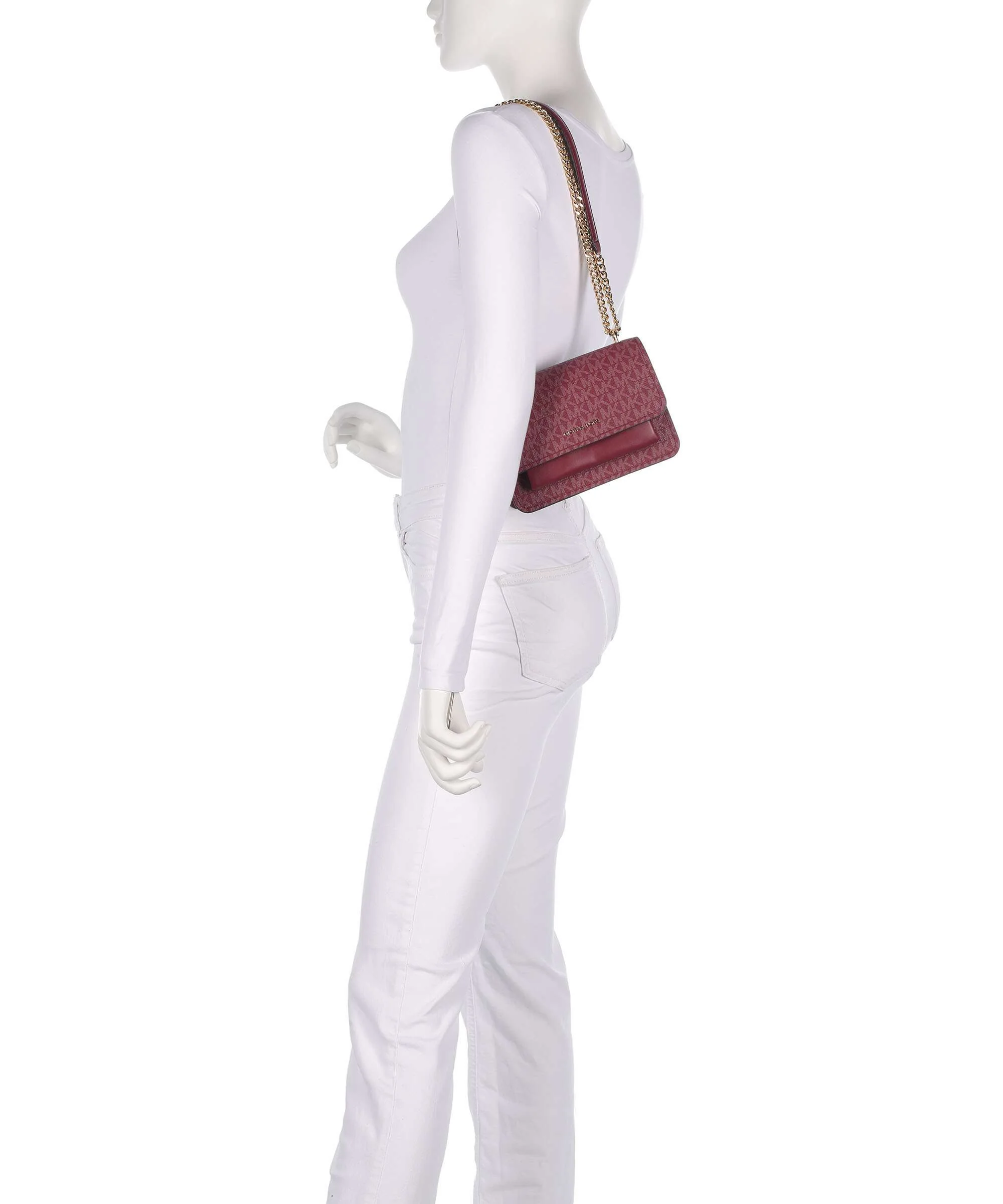 Michael Kors Claire Small Shoulder bag mulberry - Image 4