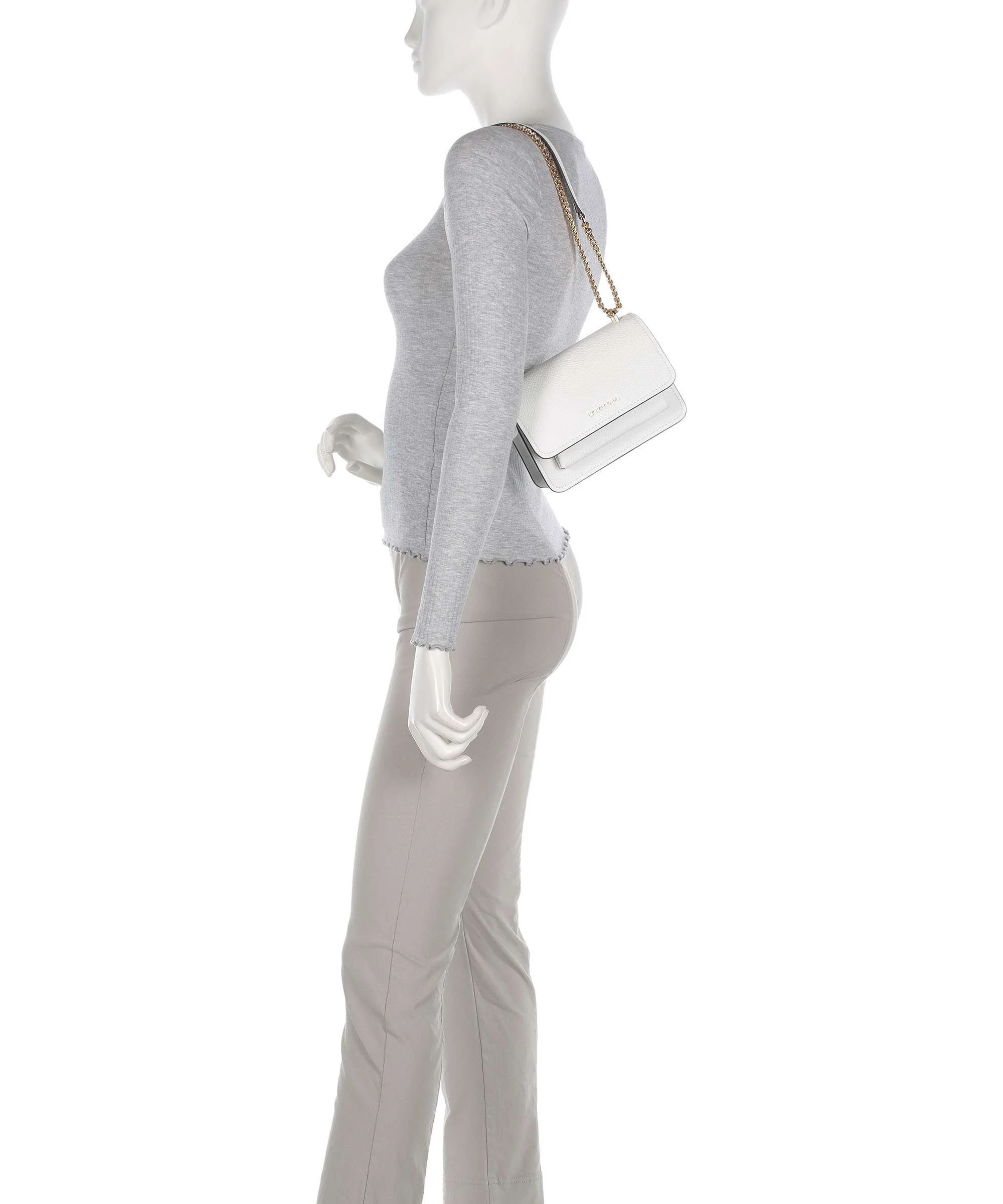 Michael Kors Claire Small Shoulder bag optic white - Image 4