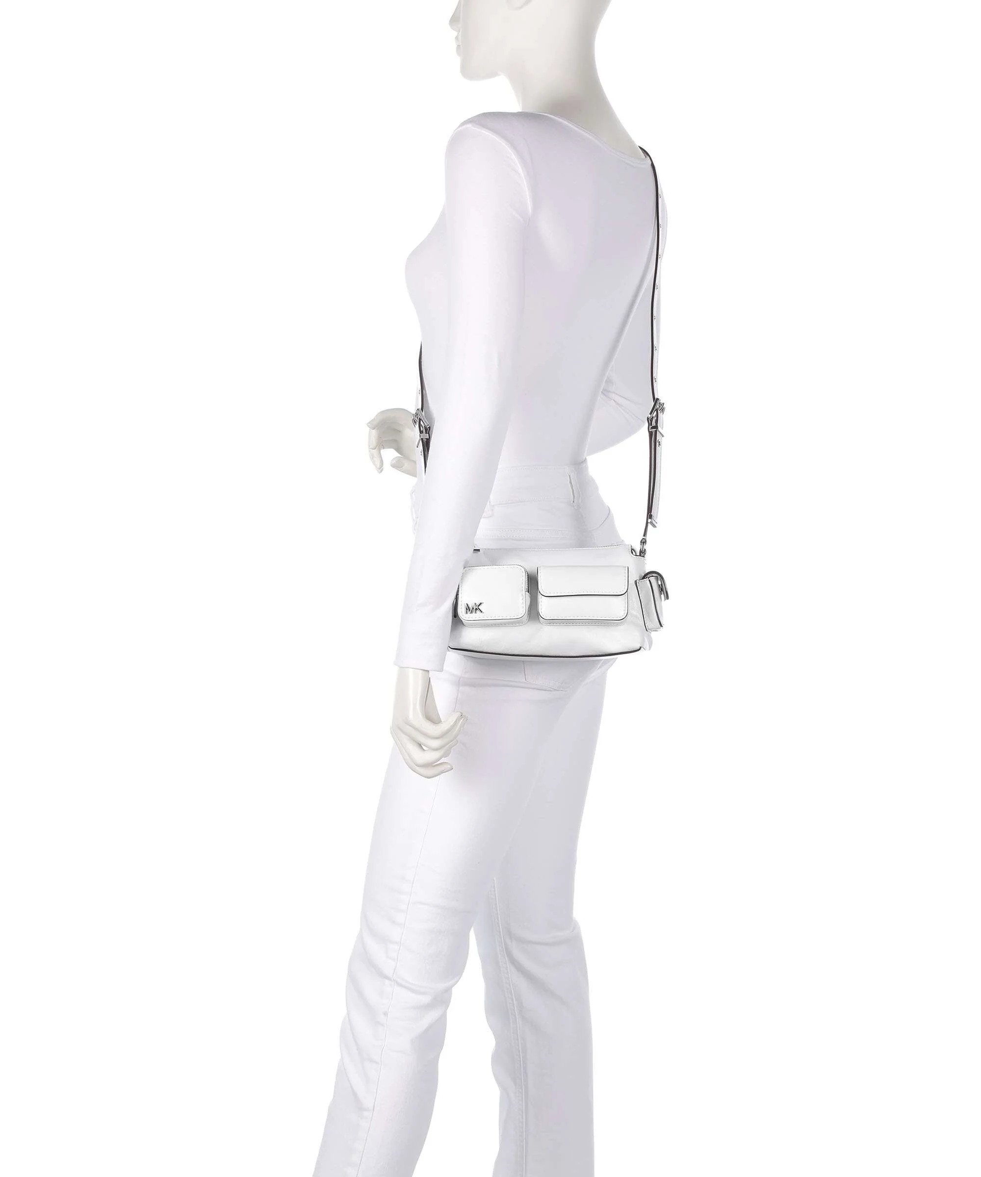 Michael Kors Dakota Small Crossbody bag optic white - Image 3