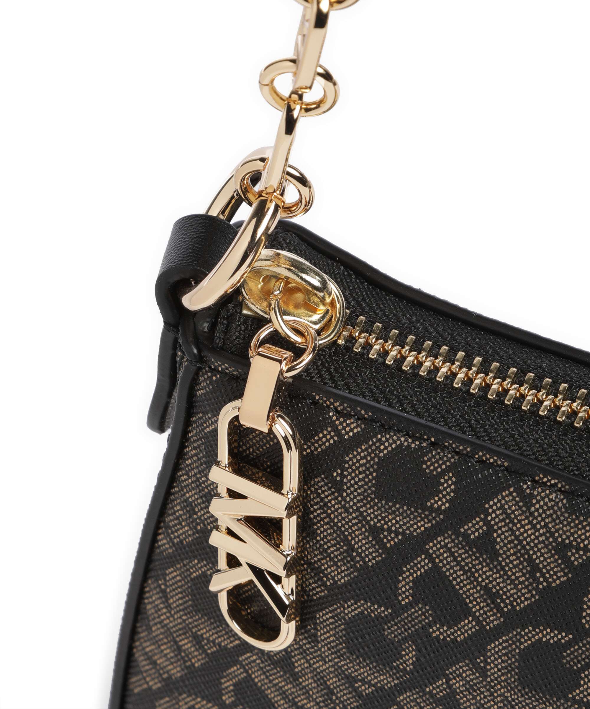 Michael Kors Empire Shoulder bag black/pale gold - Image 4