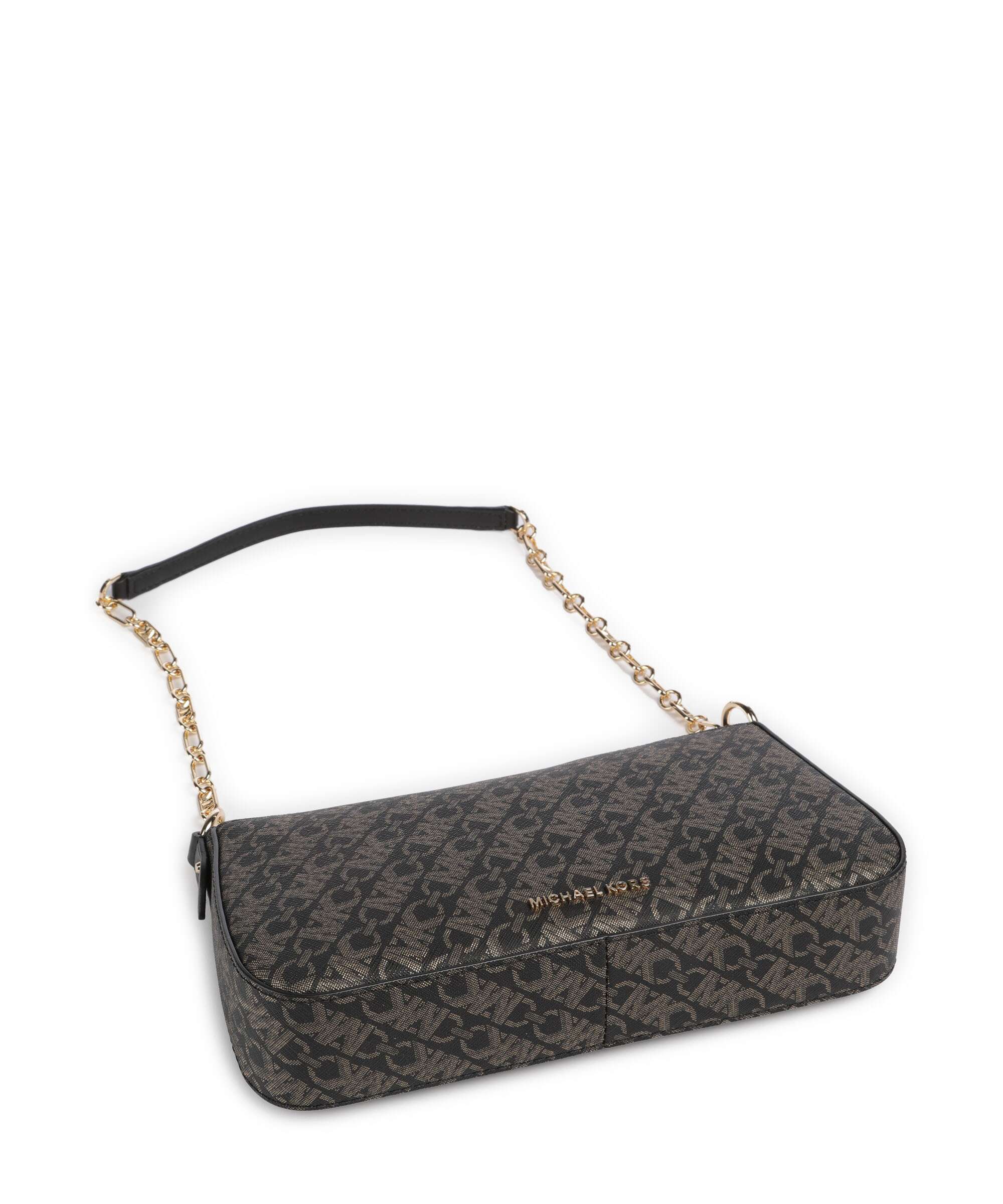 Michael Kors Empire Shoulder bag black/pale gold - Image 5
