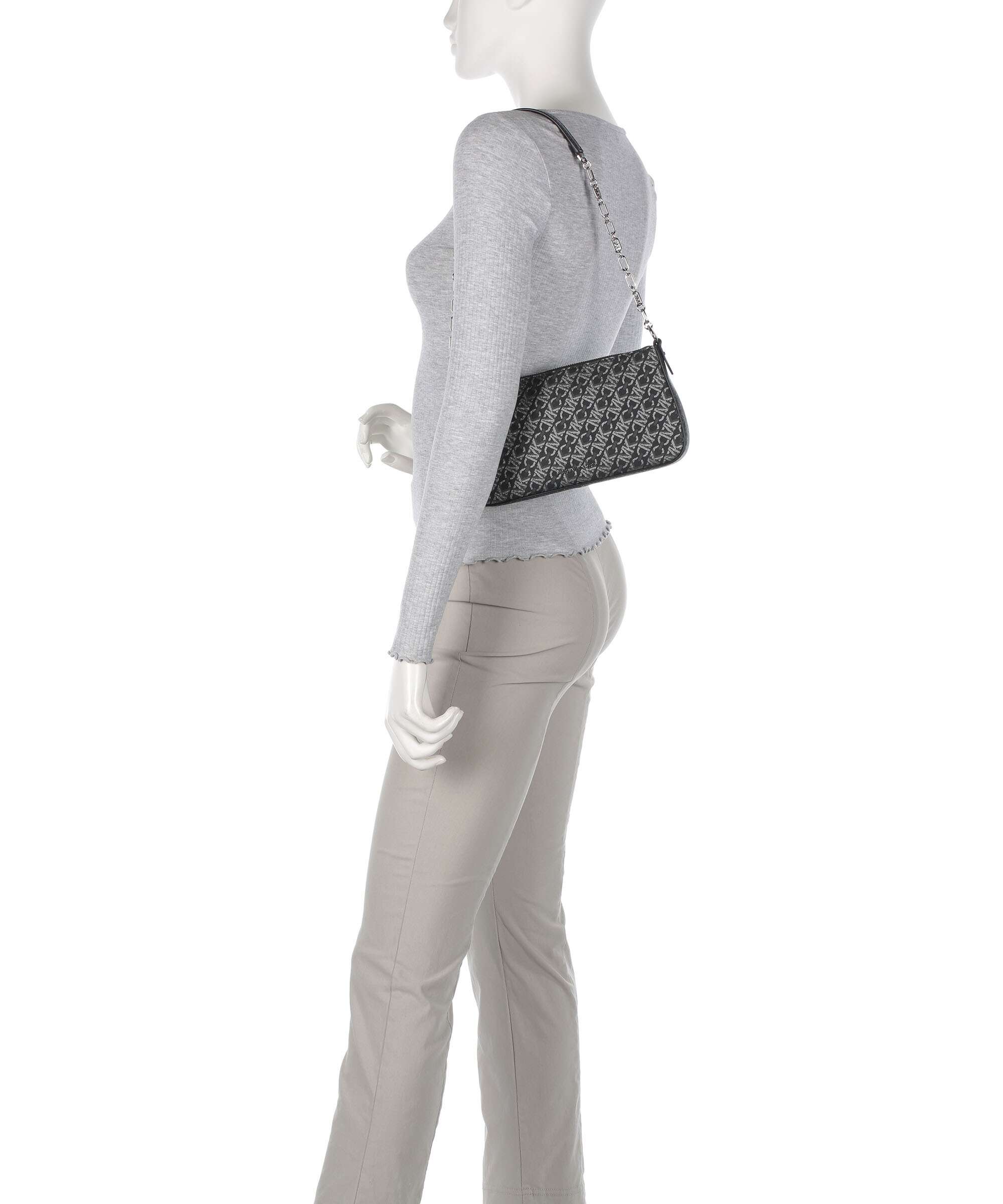 Michael Kors Empire Shoulder bag black/silver - Image 3