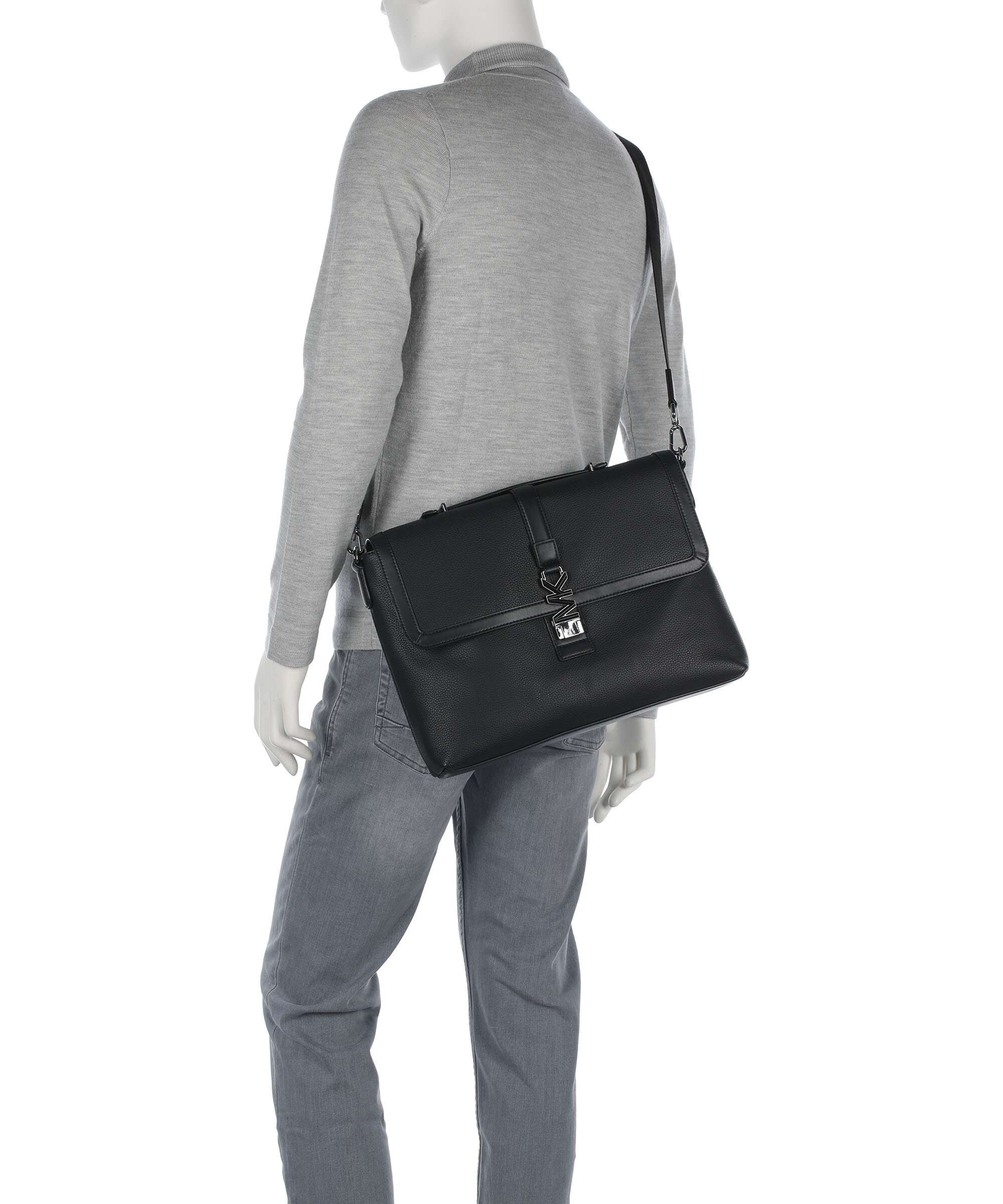 Michael Kors Ezra Messenger bag black - Image 3