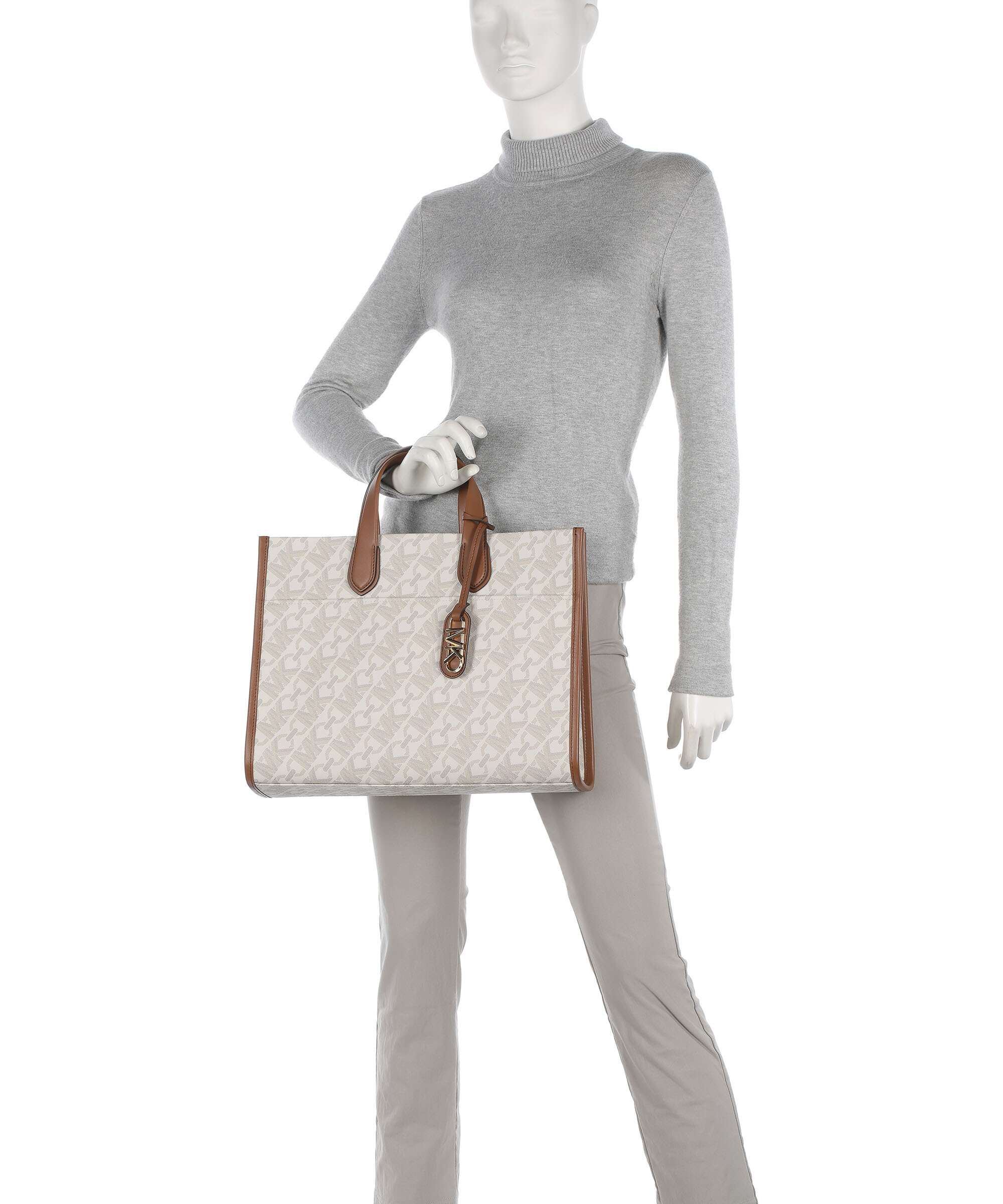 Michael Kors Gigi Handbag vanilla/luggage - Image 3