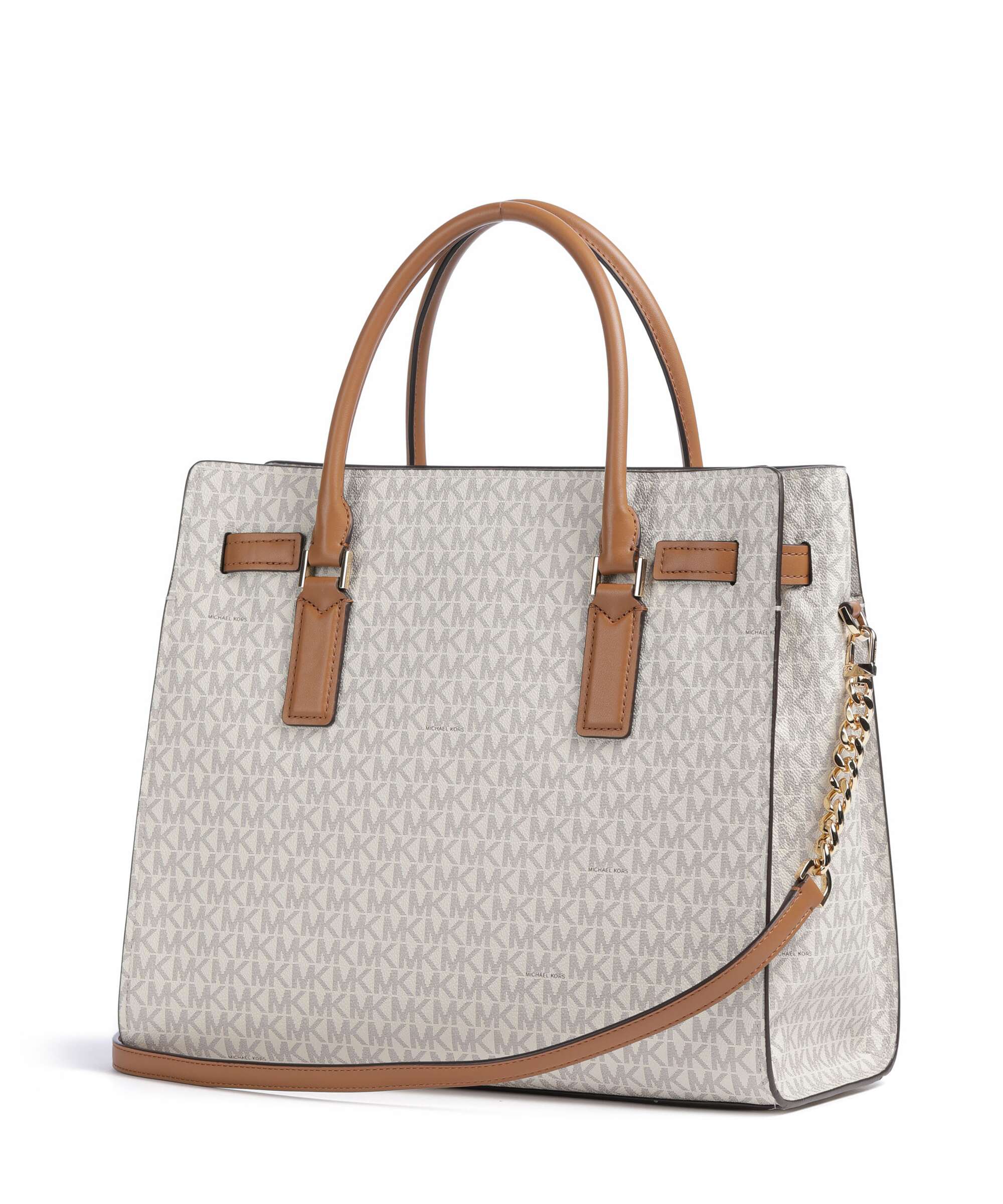 Michael Kors Hamilton Moderne Large Handbag vanilla/acorn - Image 2
