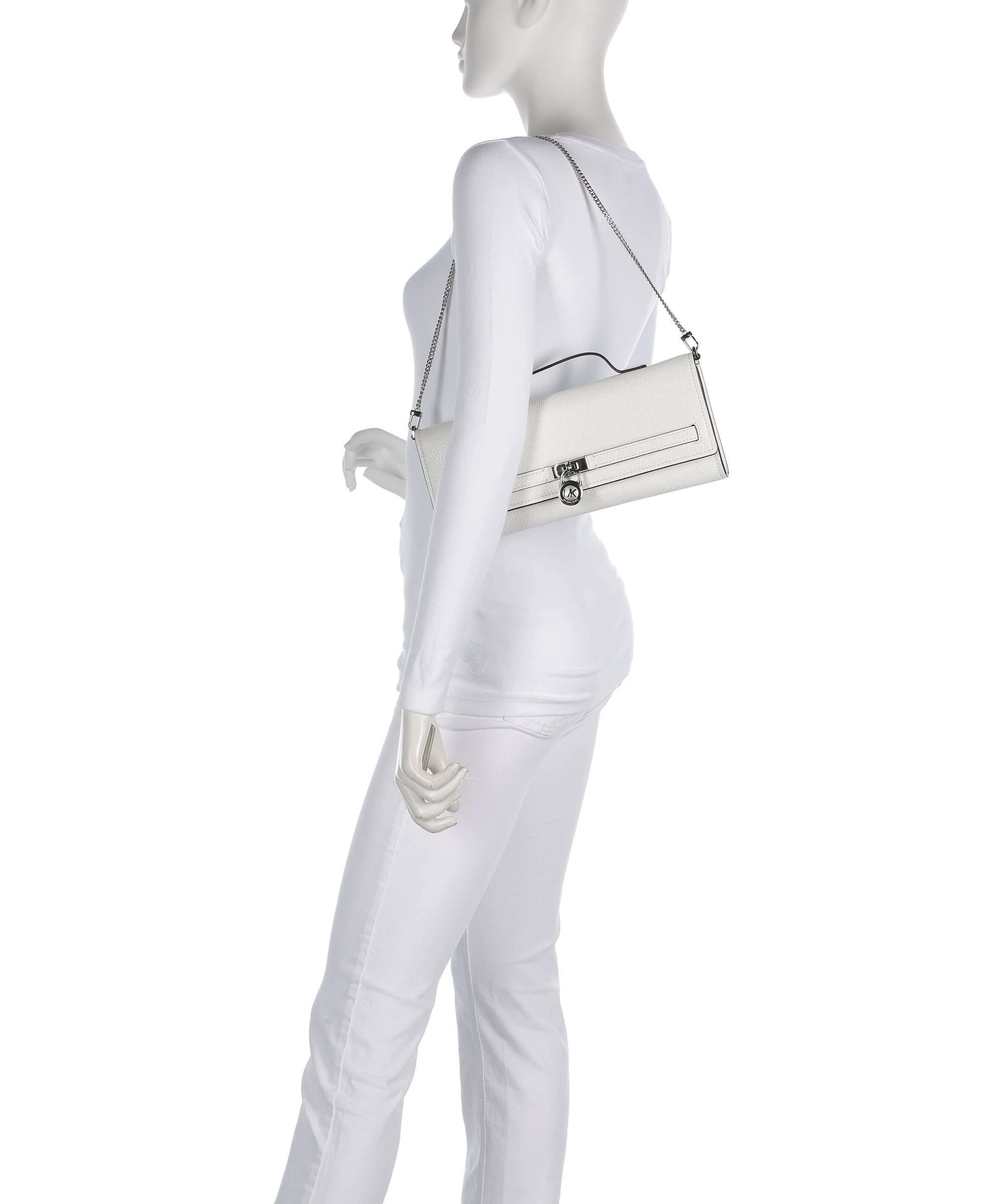 Michael Kors Hamilton Moderne Medium Shoulder bag optic white - Image 3
