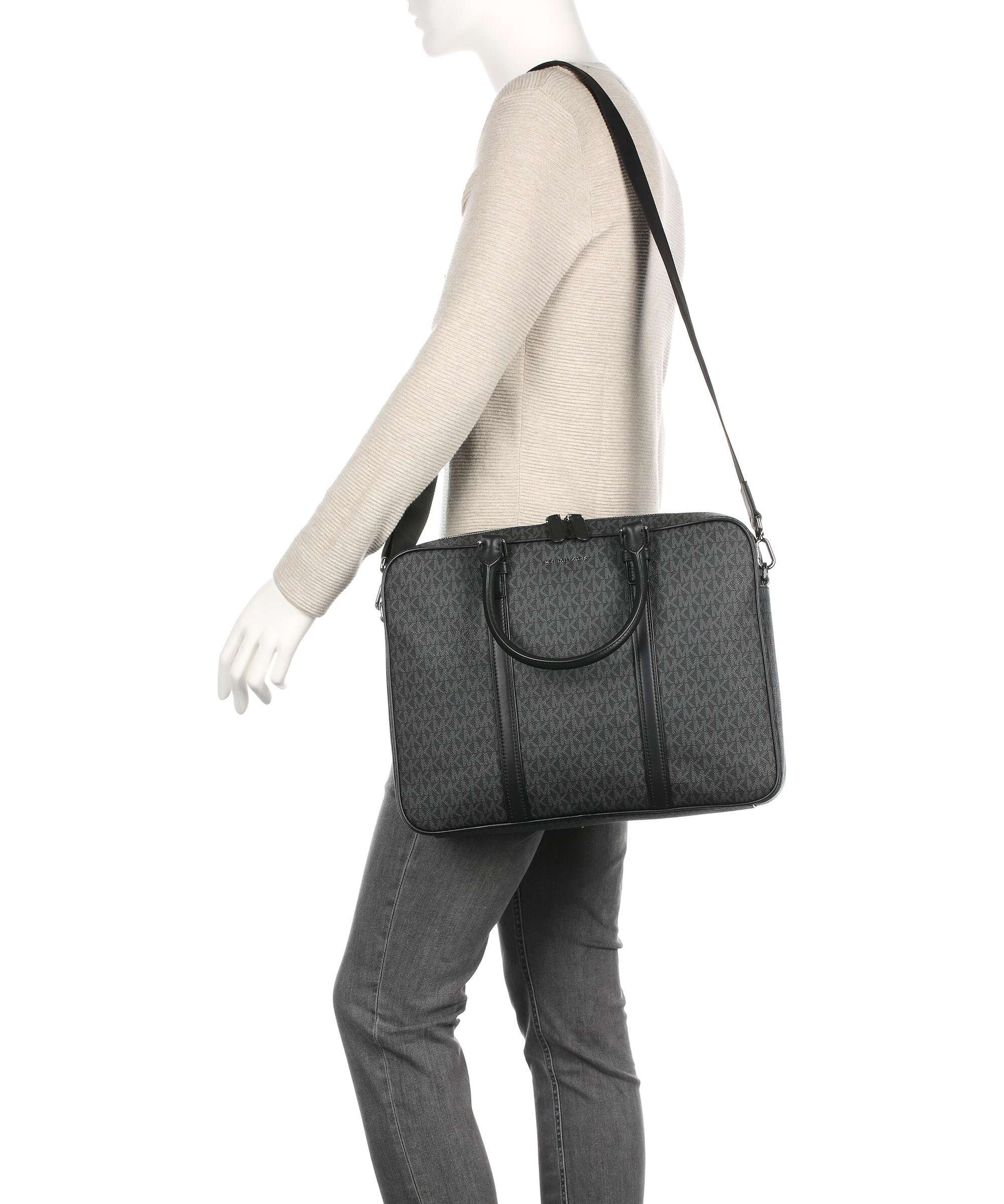 Michael Kors Hudson Briefcase black - Image 4