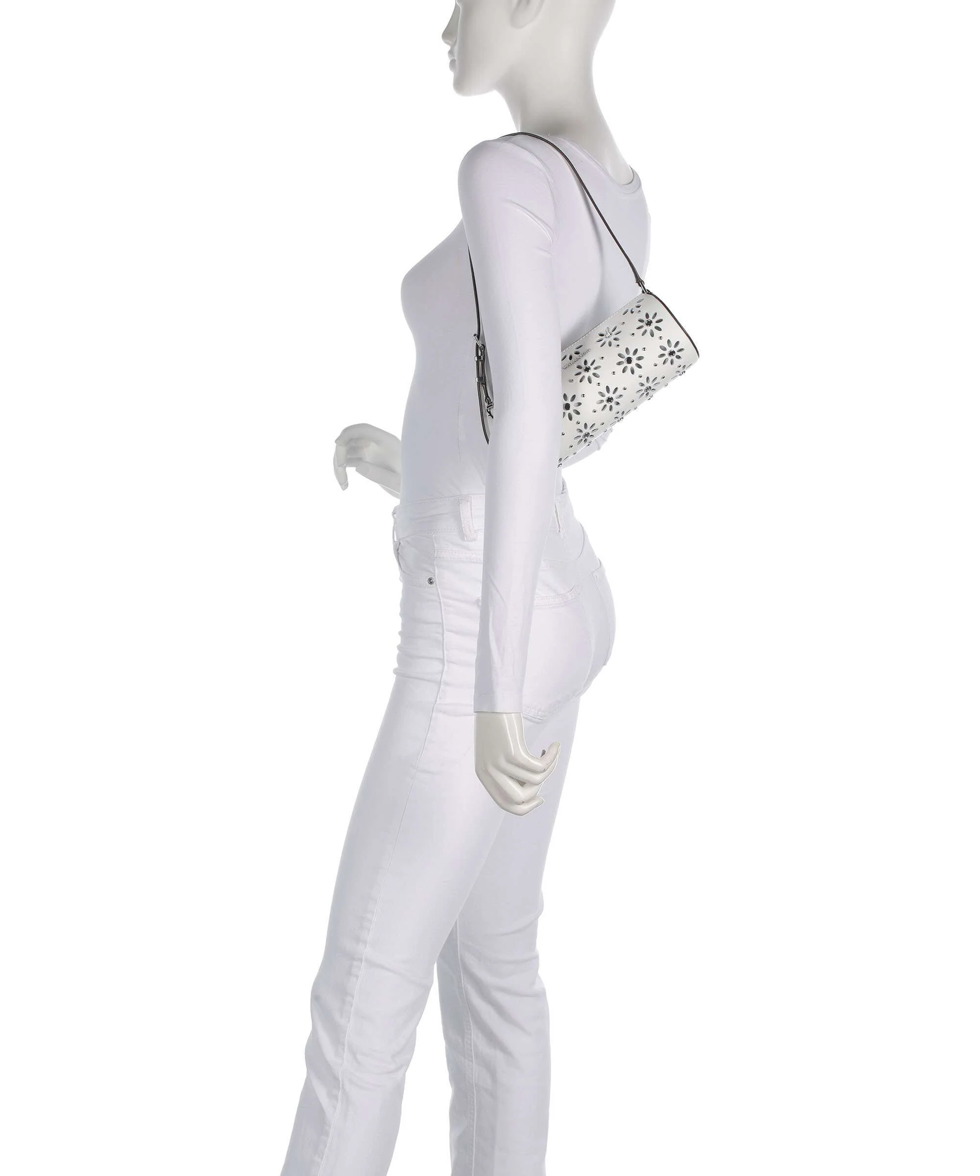 Michael Kors Izzy Small Shoulder bag optic white - Image 3