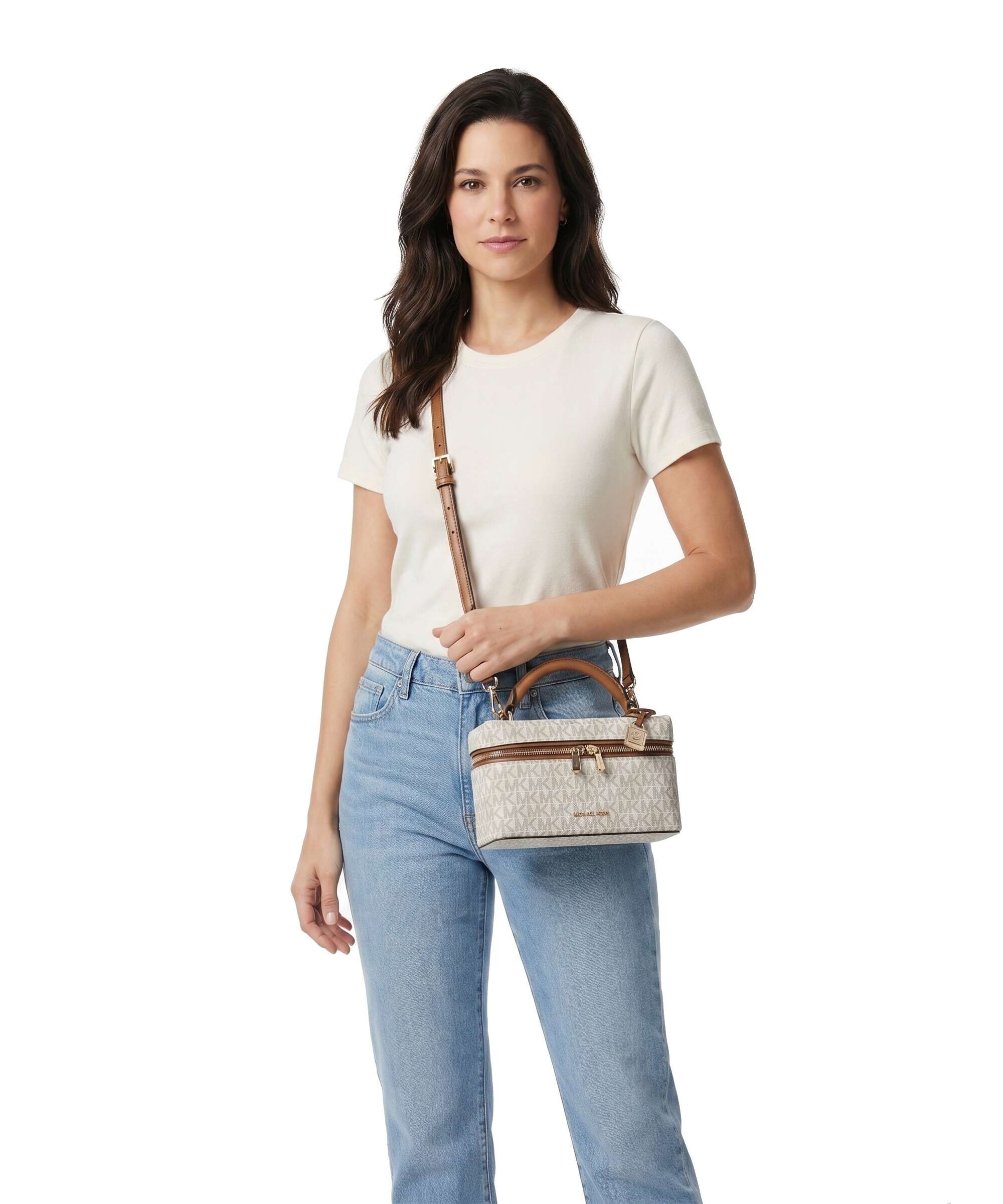 Michael Kors Jana XS Crossbody bag vanilla/acrn - Image 3