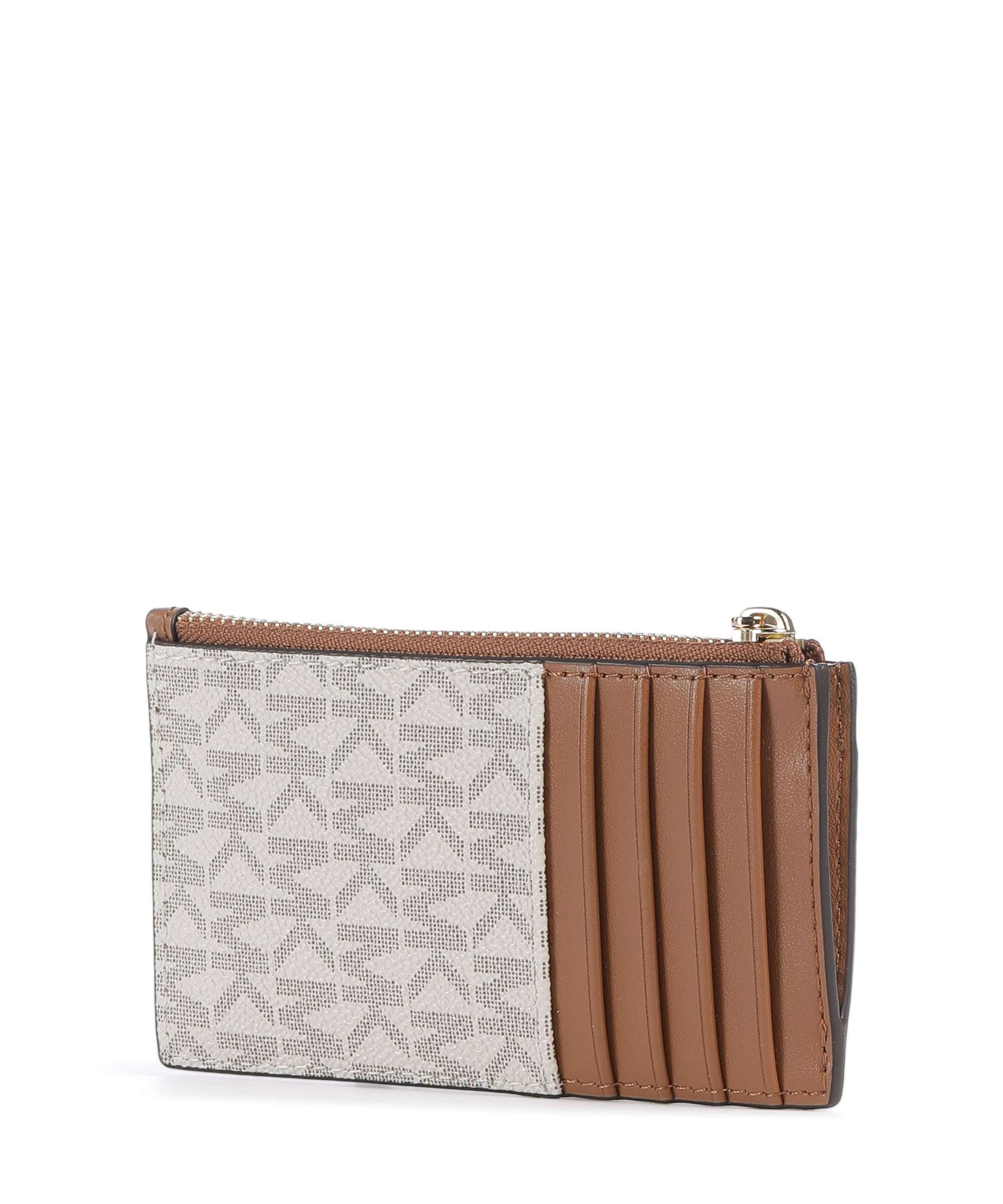 Michael Kors Jet Set Credit card holder vanilla/acorn - Image 2