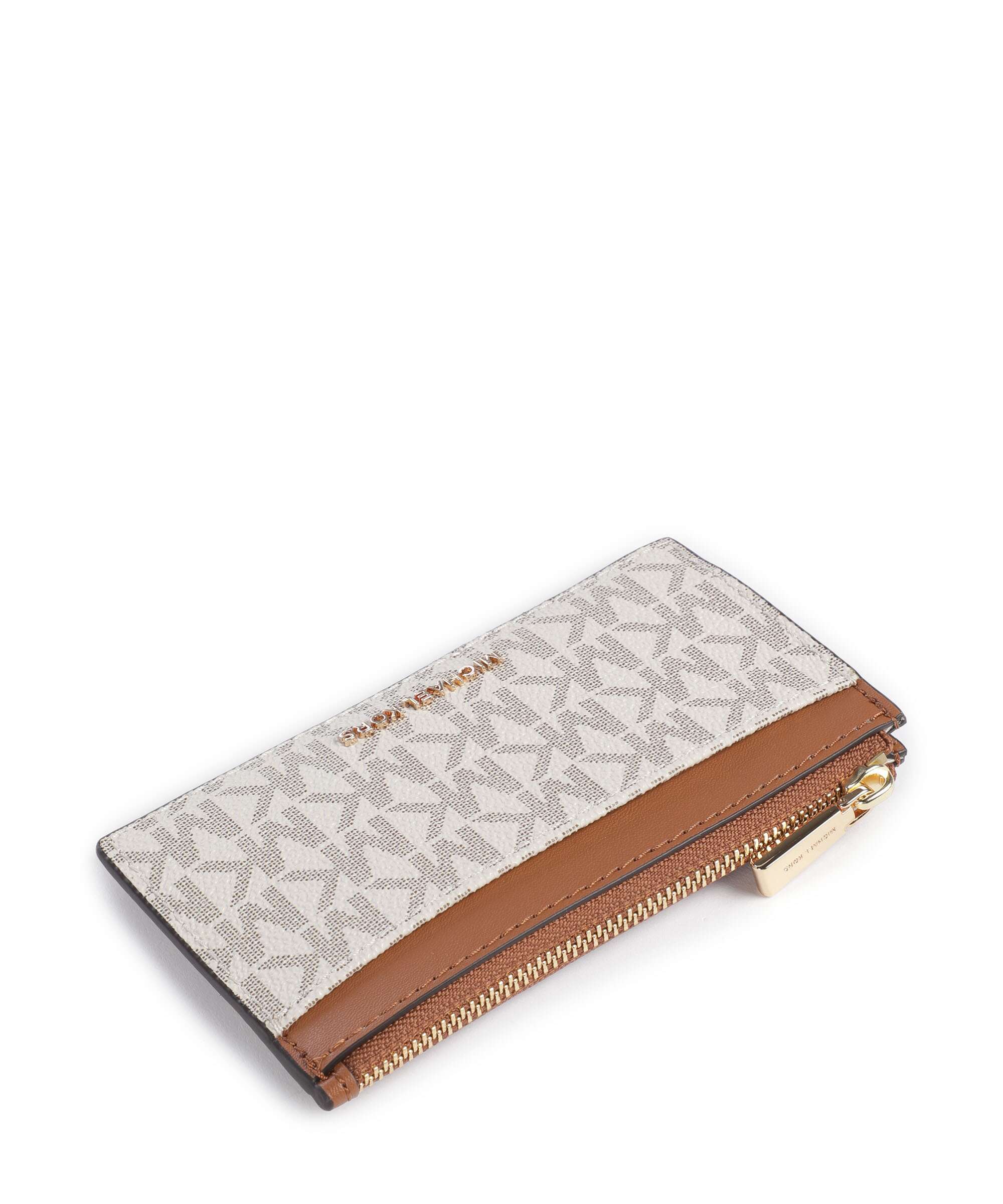Michael Kors Jet Set Credit card holder vanilla/acorn - Image 3