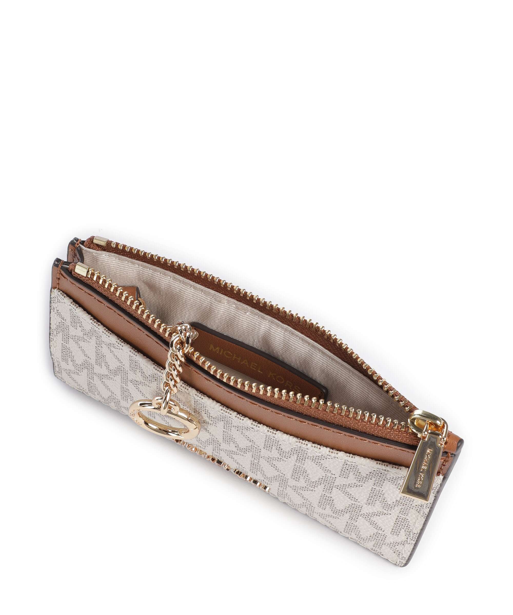 Michael Kors Jet Set Credit card holder vanilla/acorn - Image 4