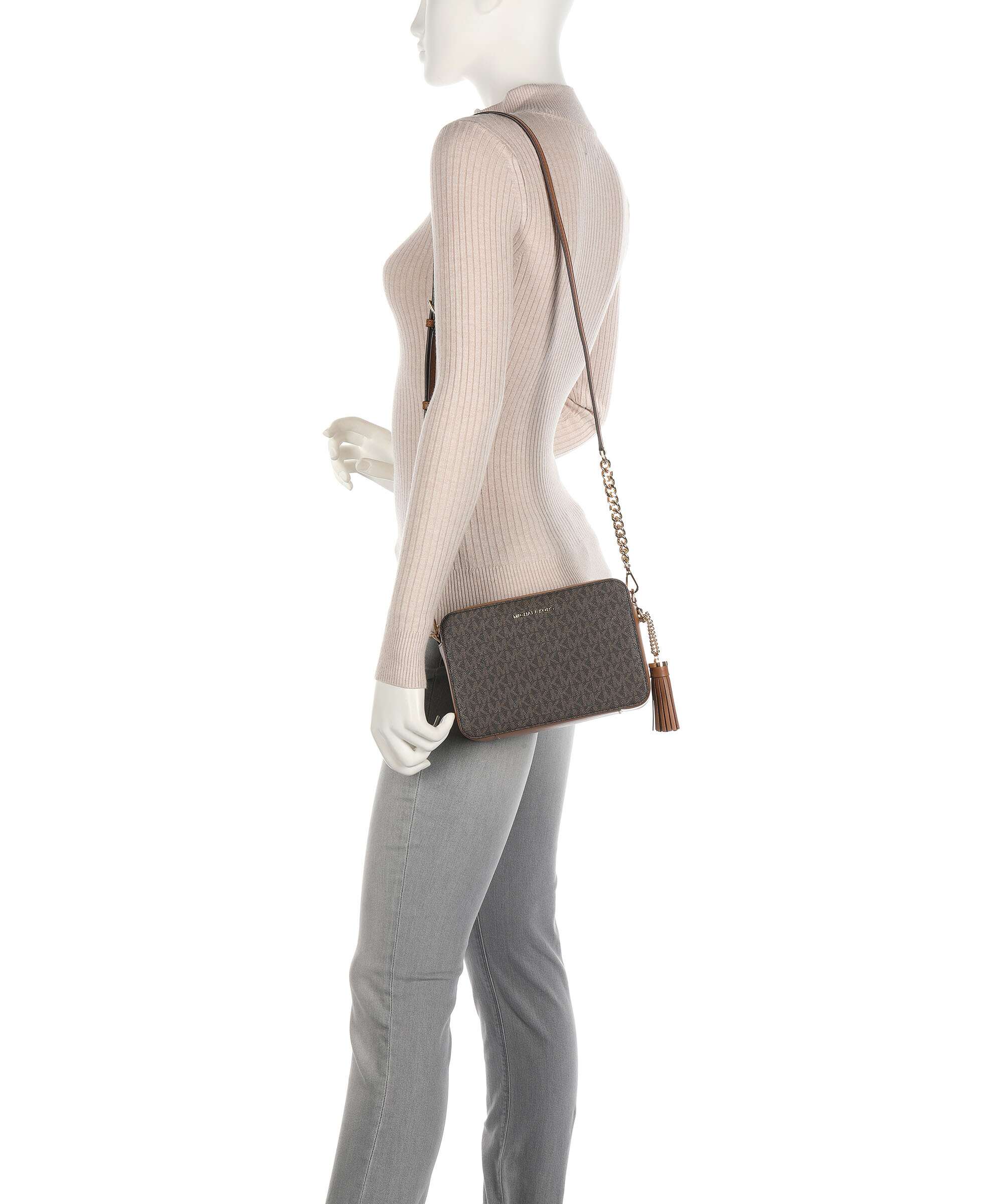 Michael Kors Jet Set Crossbody bag brown - Image 3