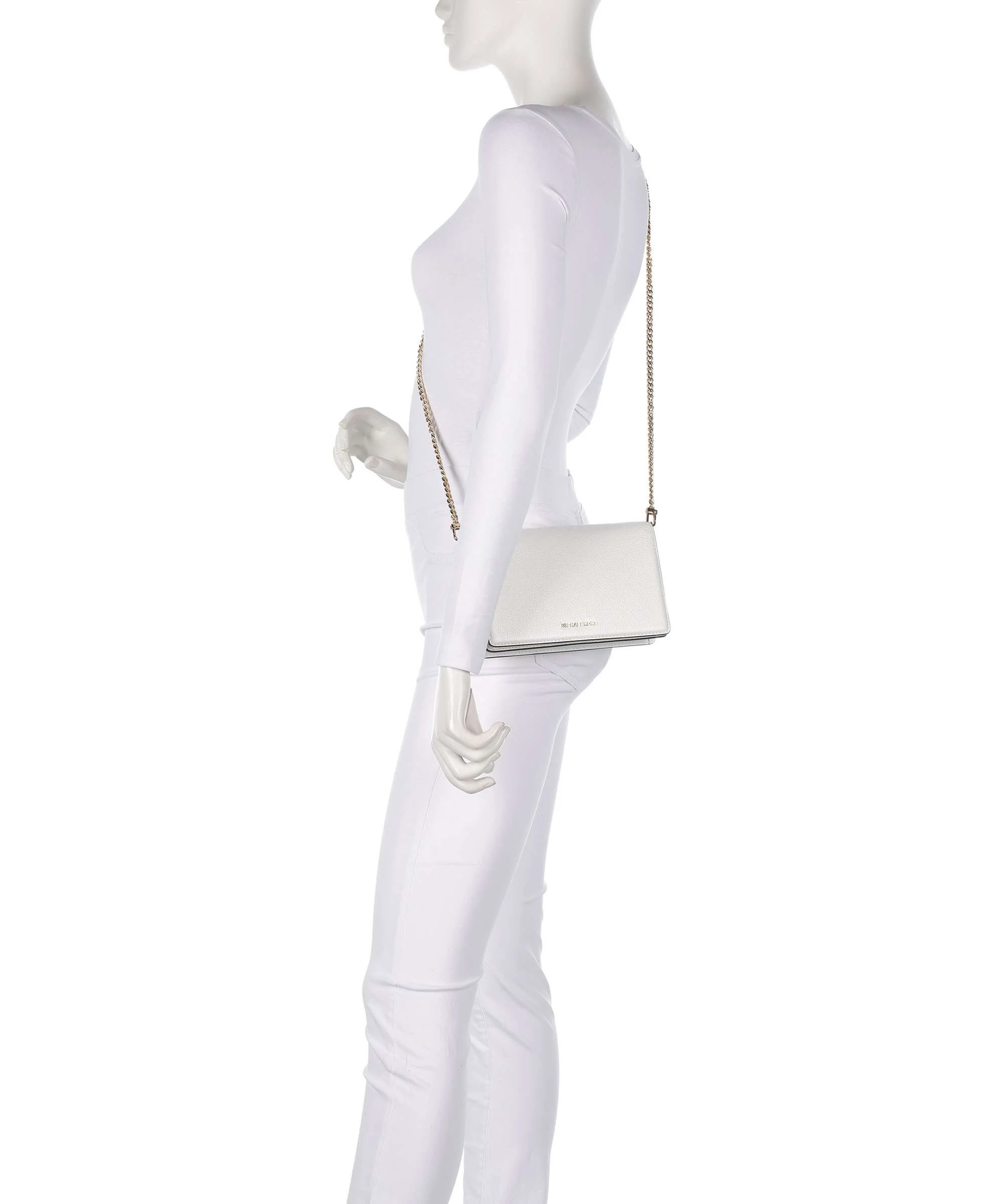 Michael Kors Jet Set Medium Crossbody bag optic white - Image 3