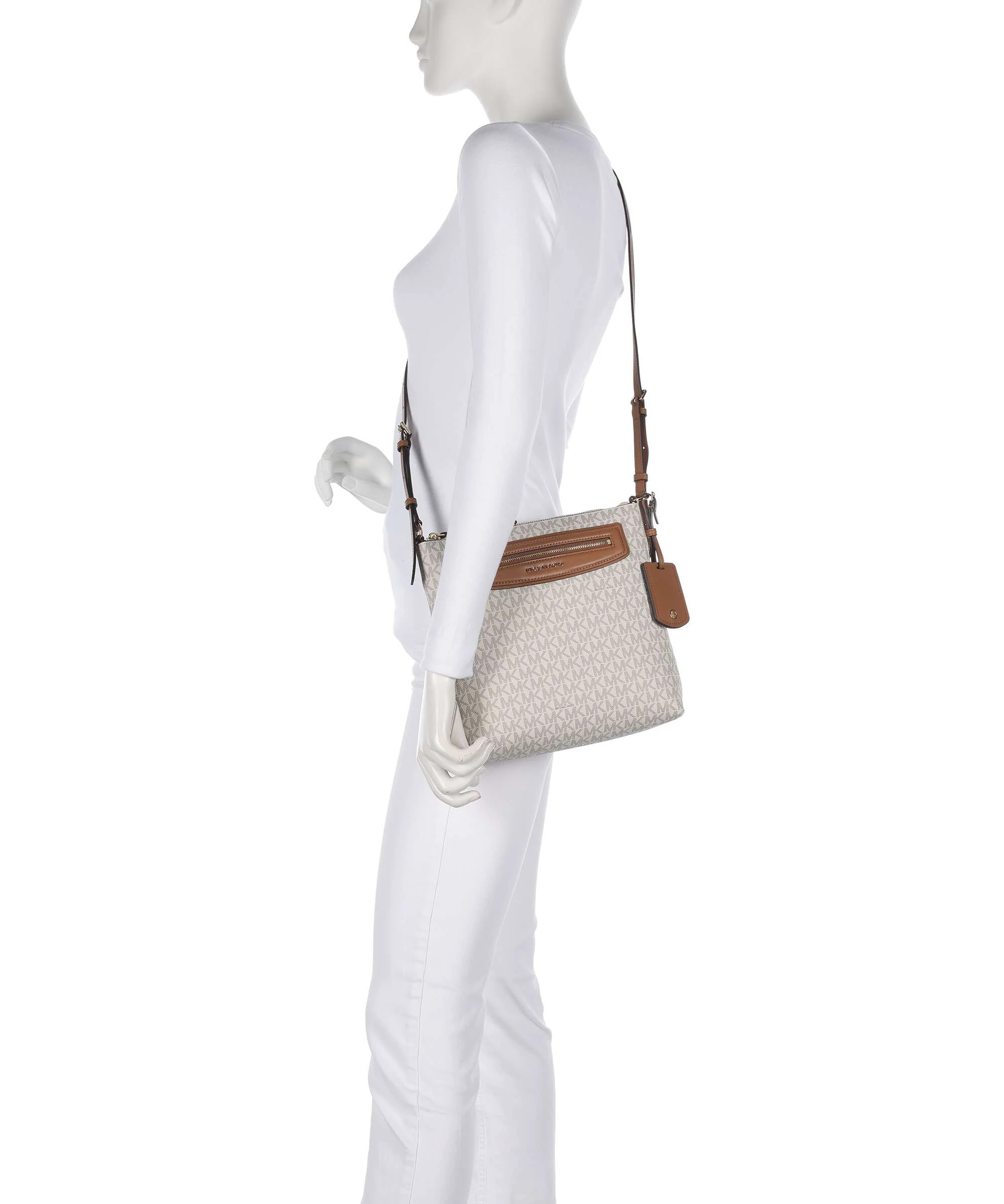 Michael Kors Jet Set Travel Large Crossbody bag vanilla/acrn - Image 3