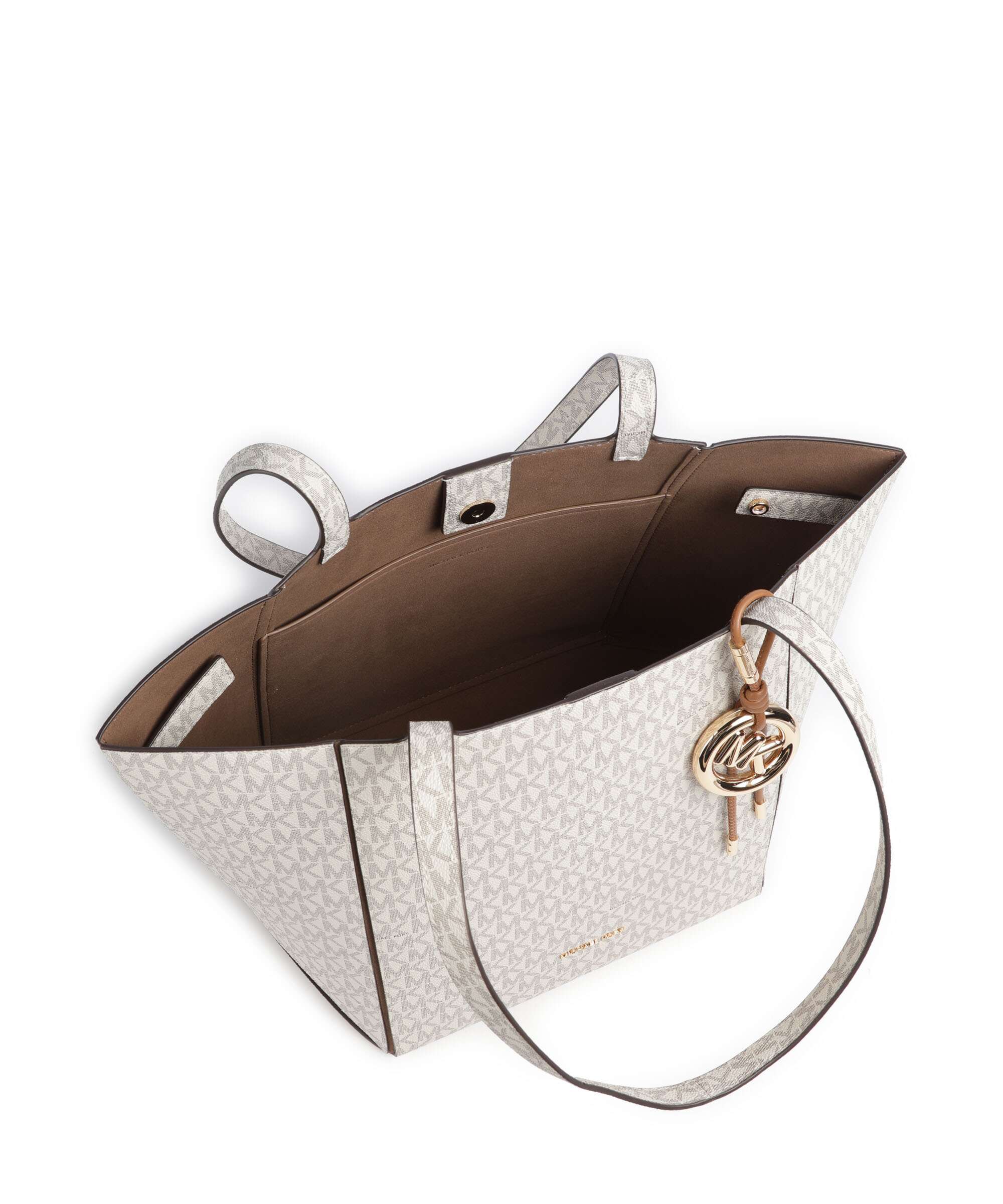 Michael Kors Jordi Medium Tote bag vanilla/acorn - Image 6