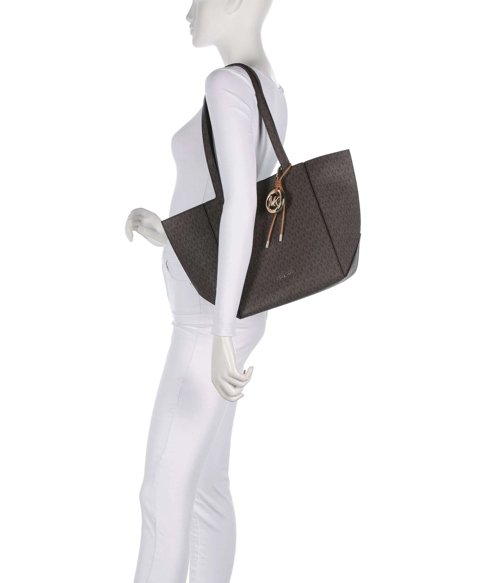 Michael Kors Jordi Medium Tote bag brown/acorn - Image 3