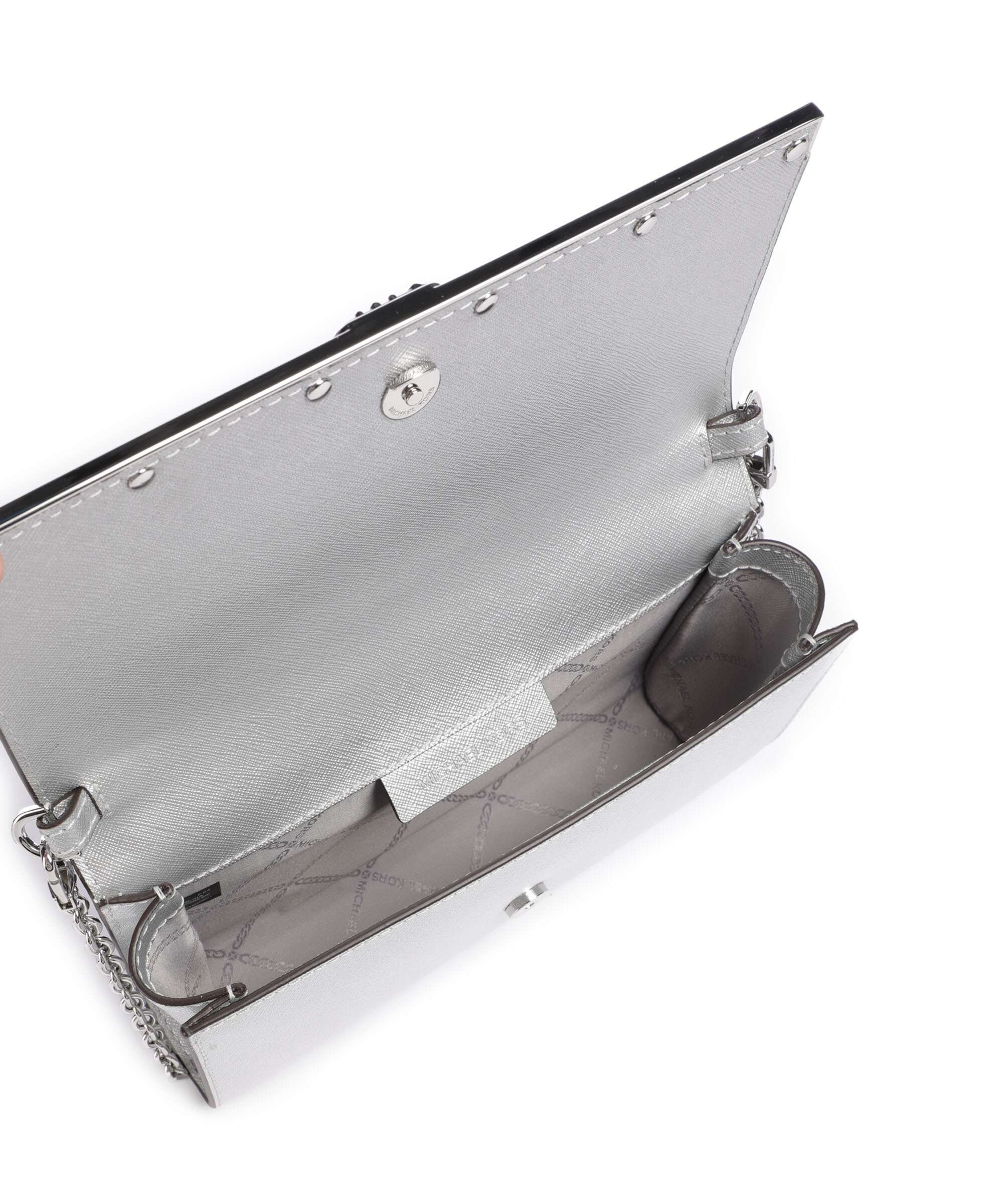 Michael Kors Mona Crossbody bag silver - Image 6