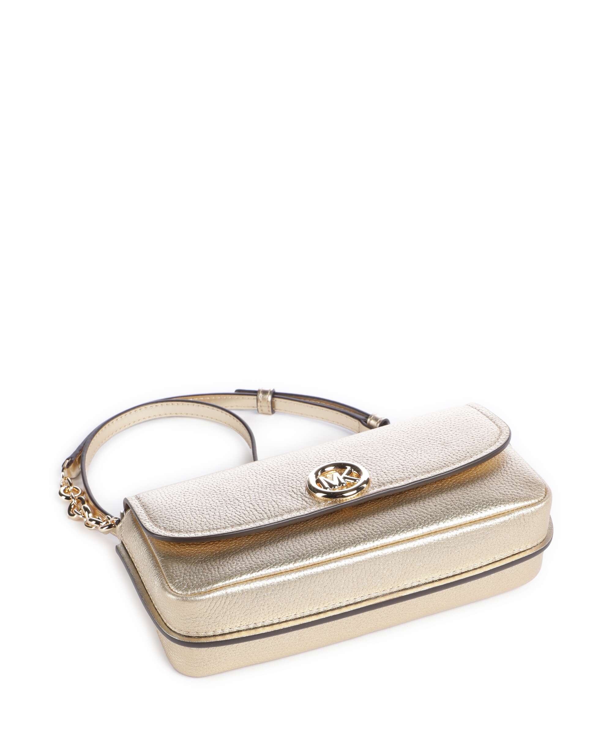 Michael Kors Nolita Small Crossbody bag pale gold - Image 5