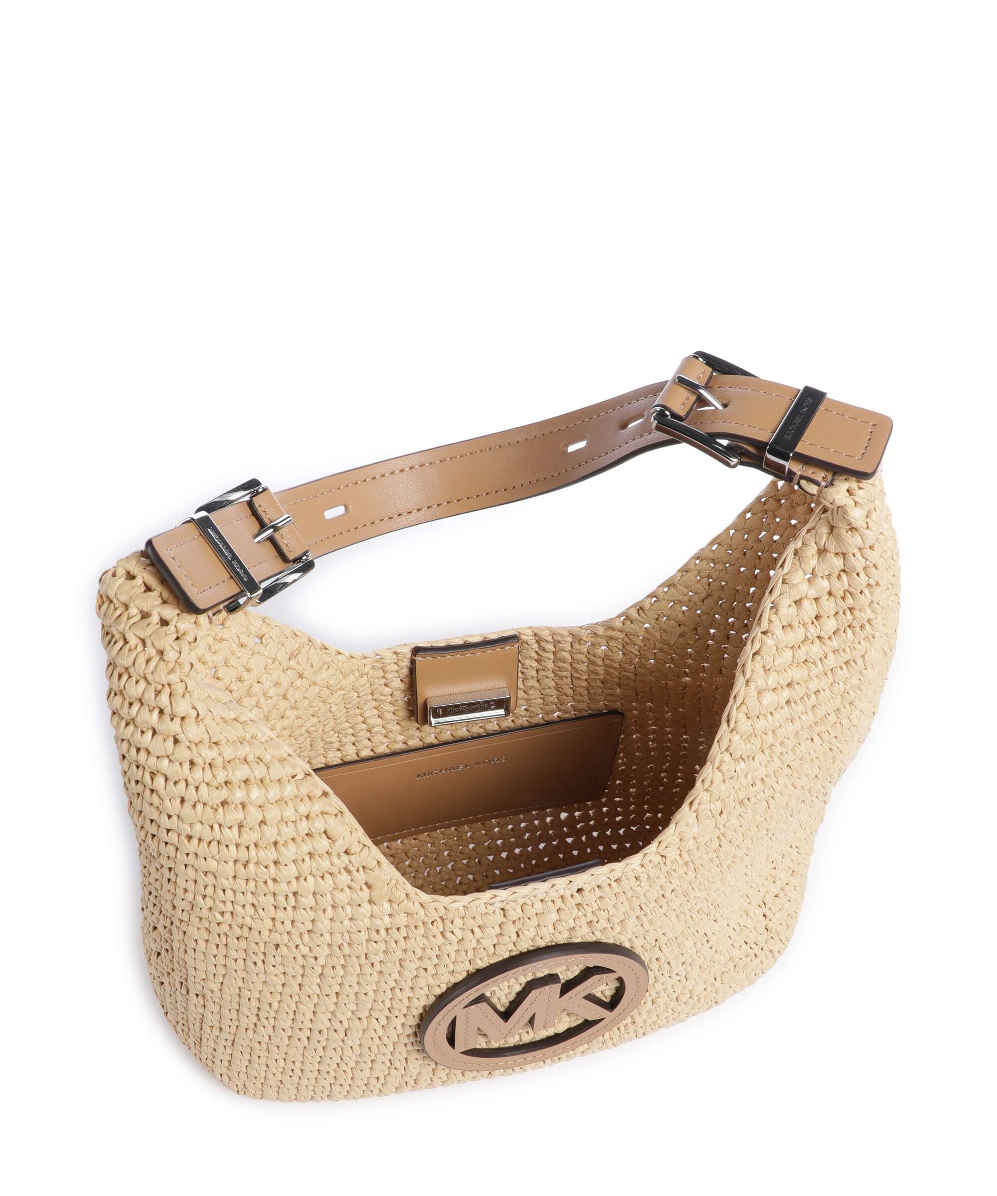 Michael Kors Nolita Small Hobo bag natural/peanut - Image 6