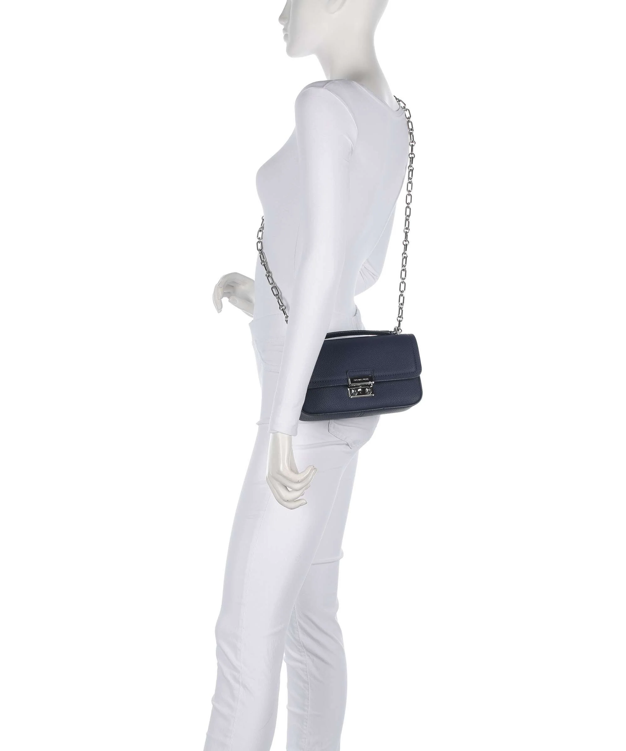 Michael Kors Tribeca Small Shoulder bag dress blues - Image 4