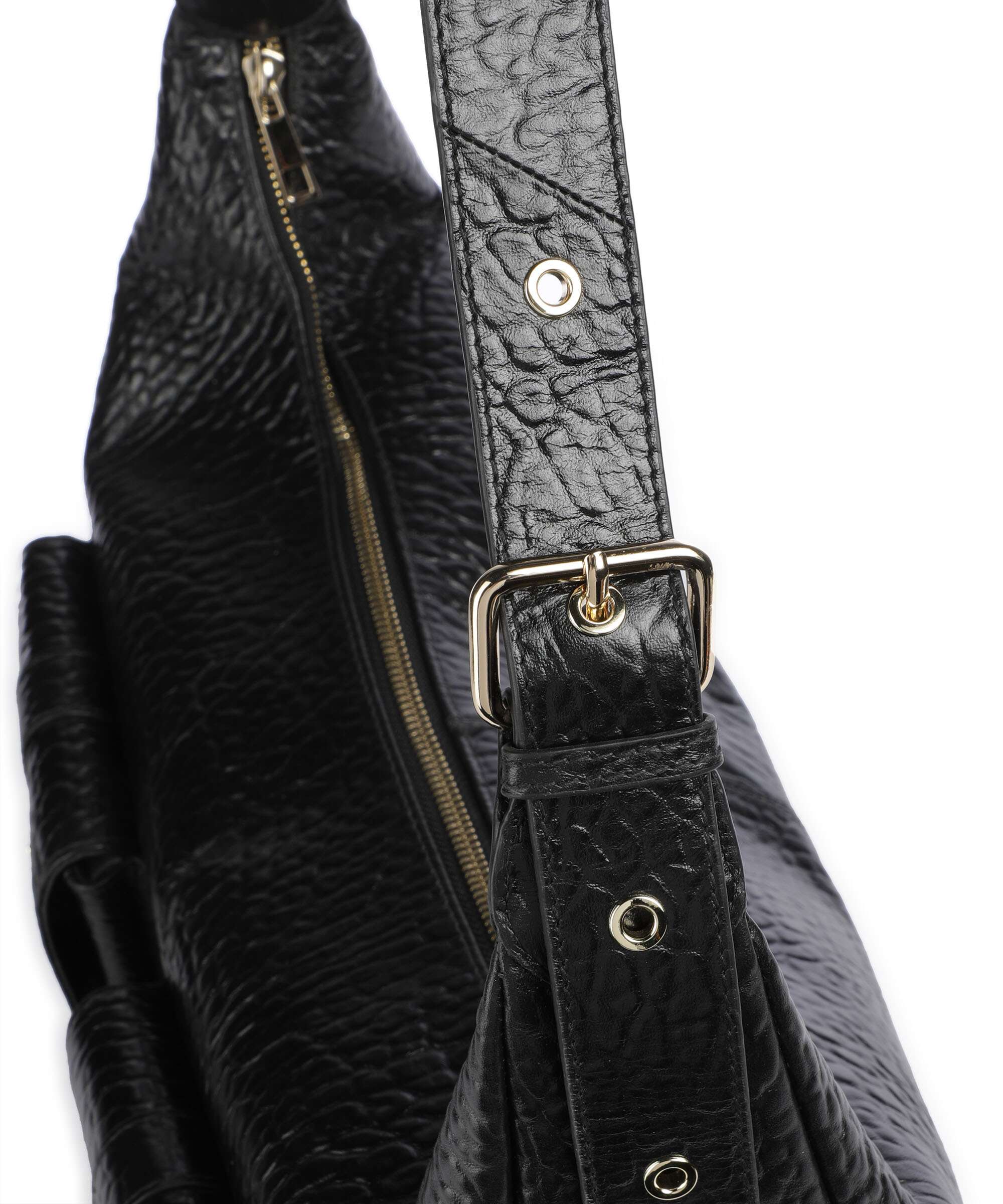 Núnoo New Zealand Stella Pocket Hobo bag black - Image 4