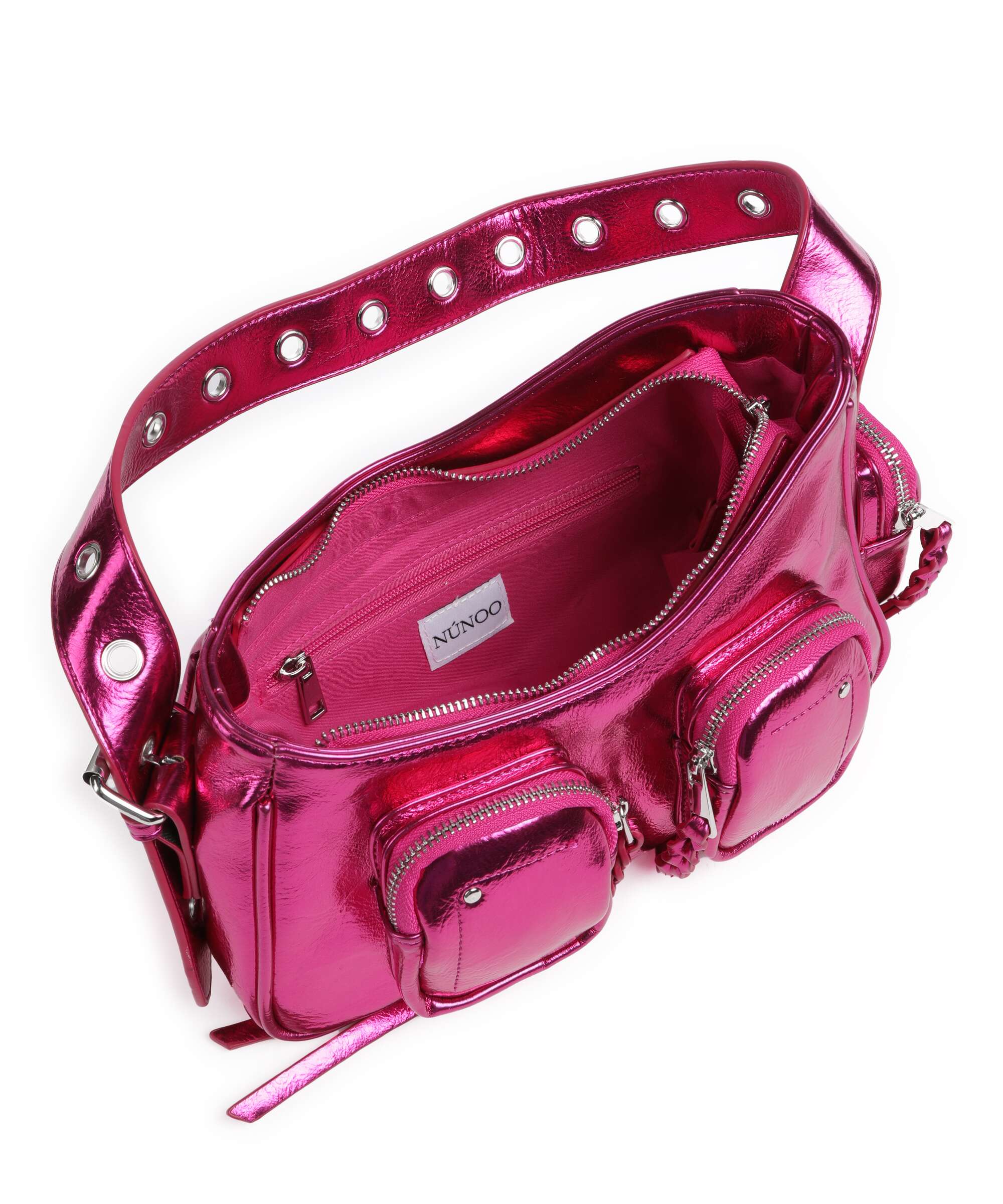 Núnoo Recycled Cool Jennifer Shoulder bag pink - Image 6