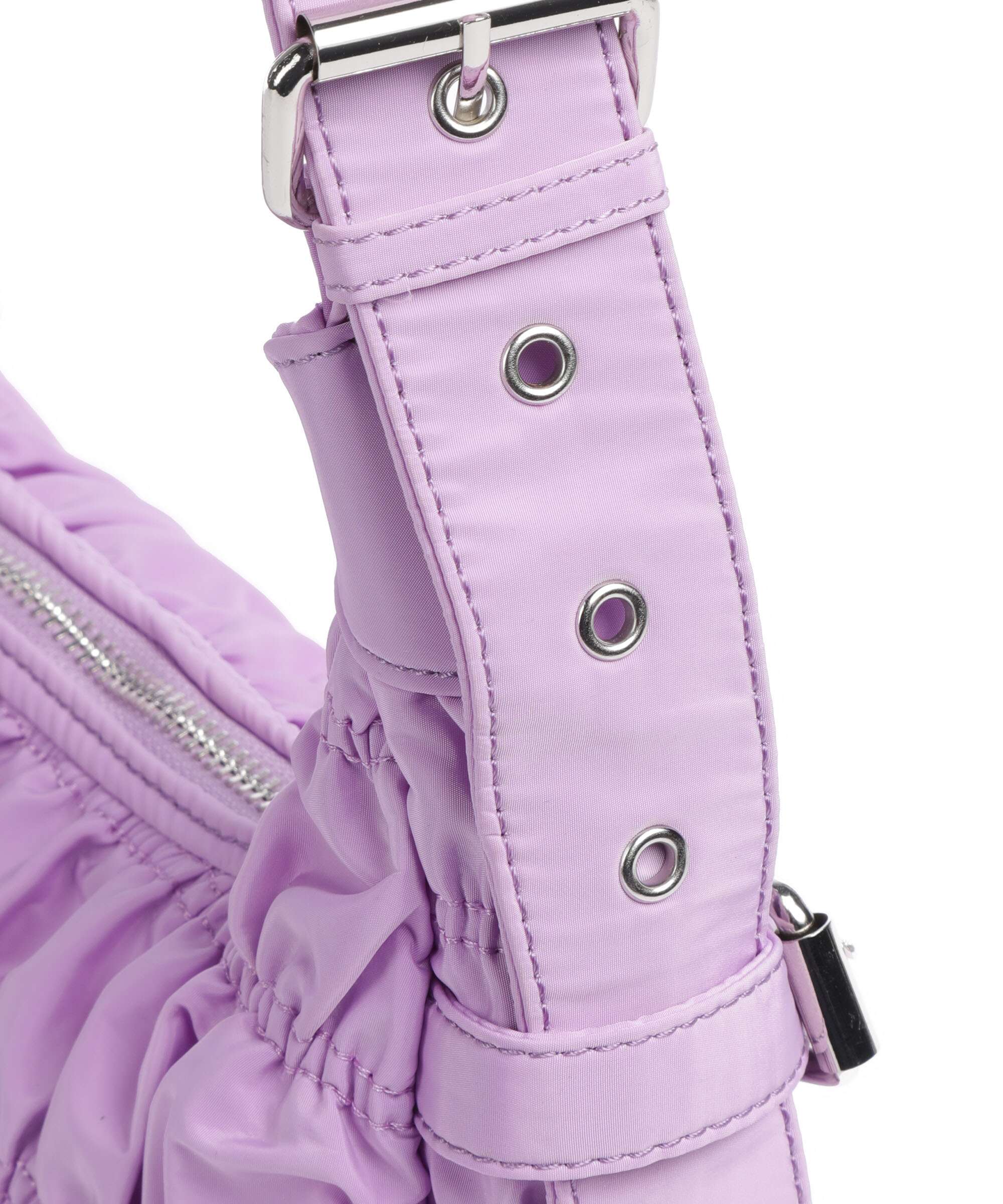 Núnoo Recycled Nylon Alaska Hobo bag purple - Image 4