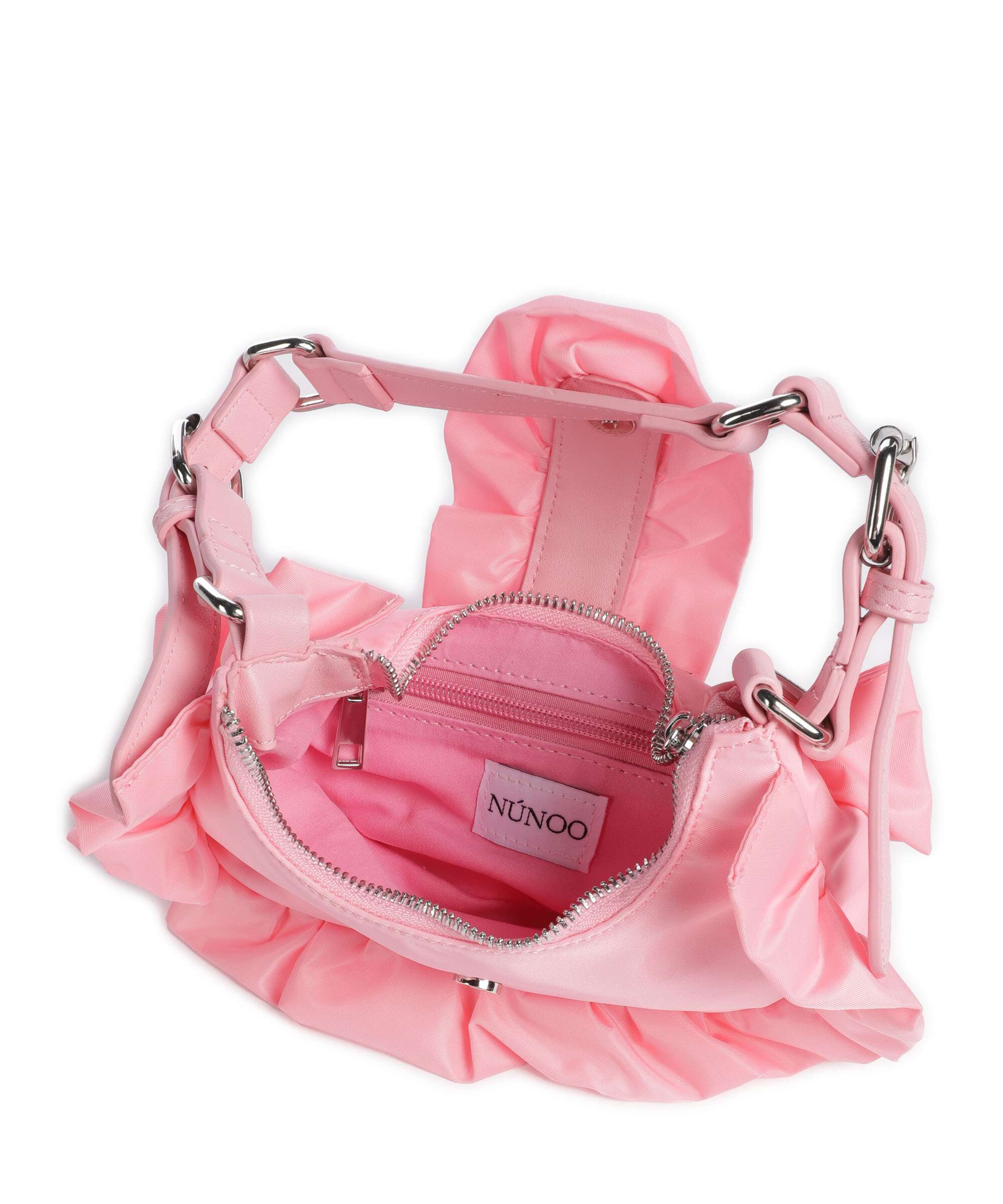 Núnoo Recycled Nylon Palma Shoulder bag light pink - Image 6