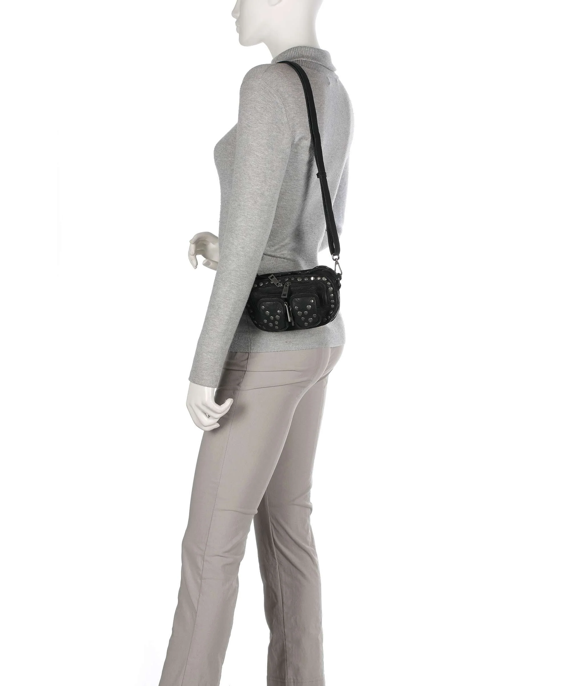 Núnoo River Washed Helena Crossbody bag black - Image 3