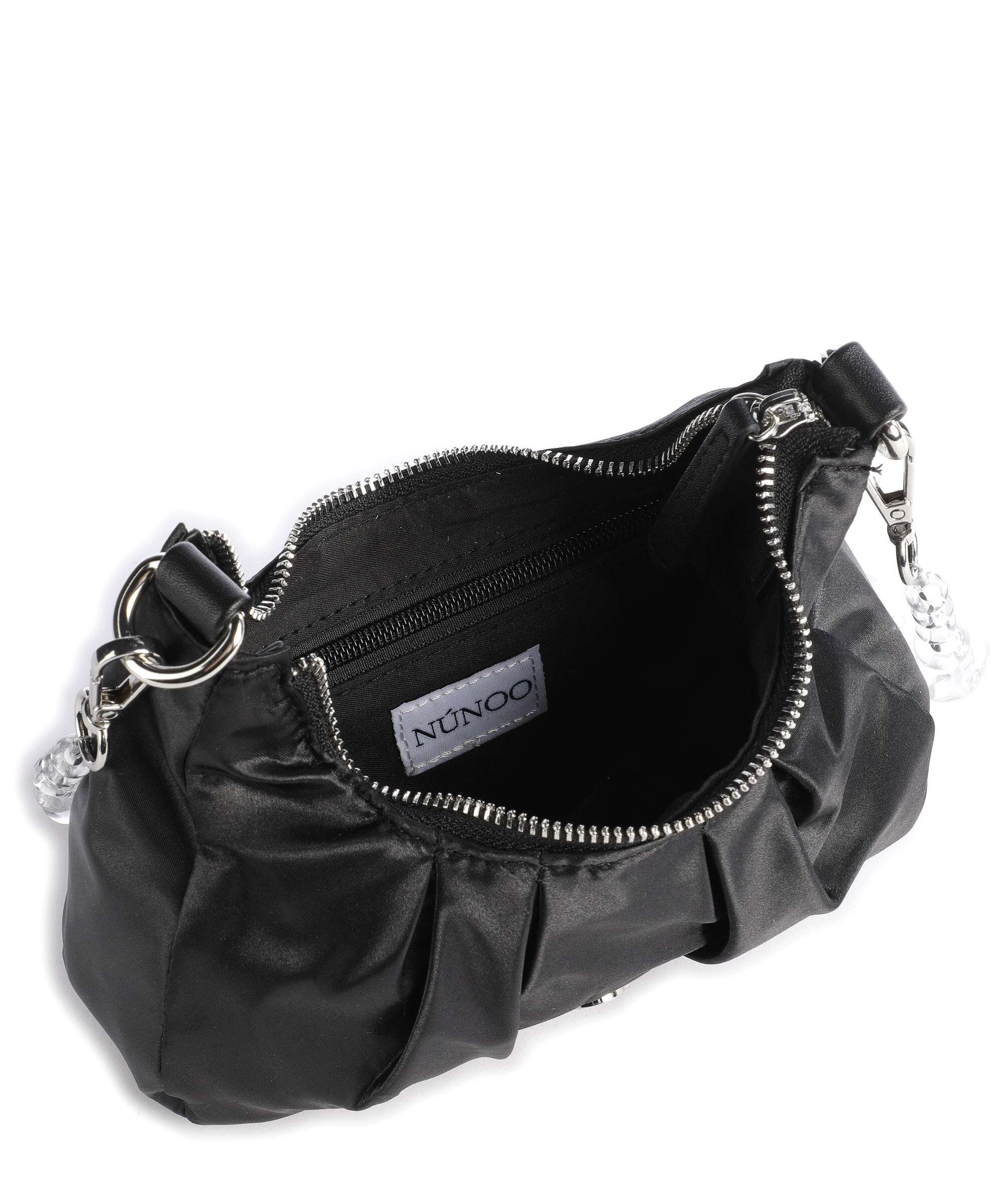 Núnoo Satin Flora Shoulder bag black - Image 6
