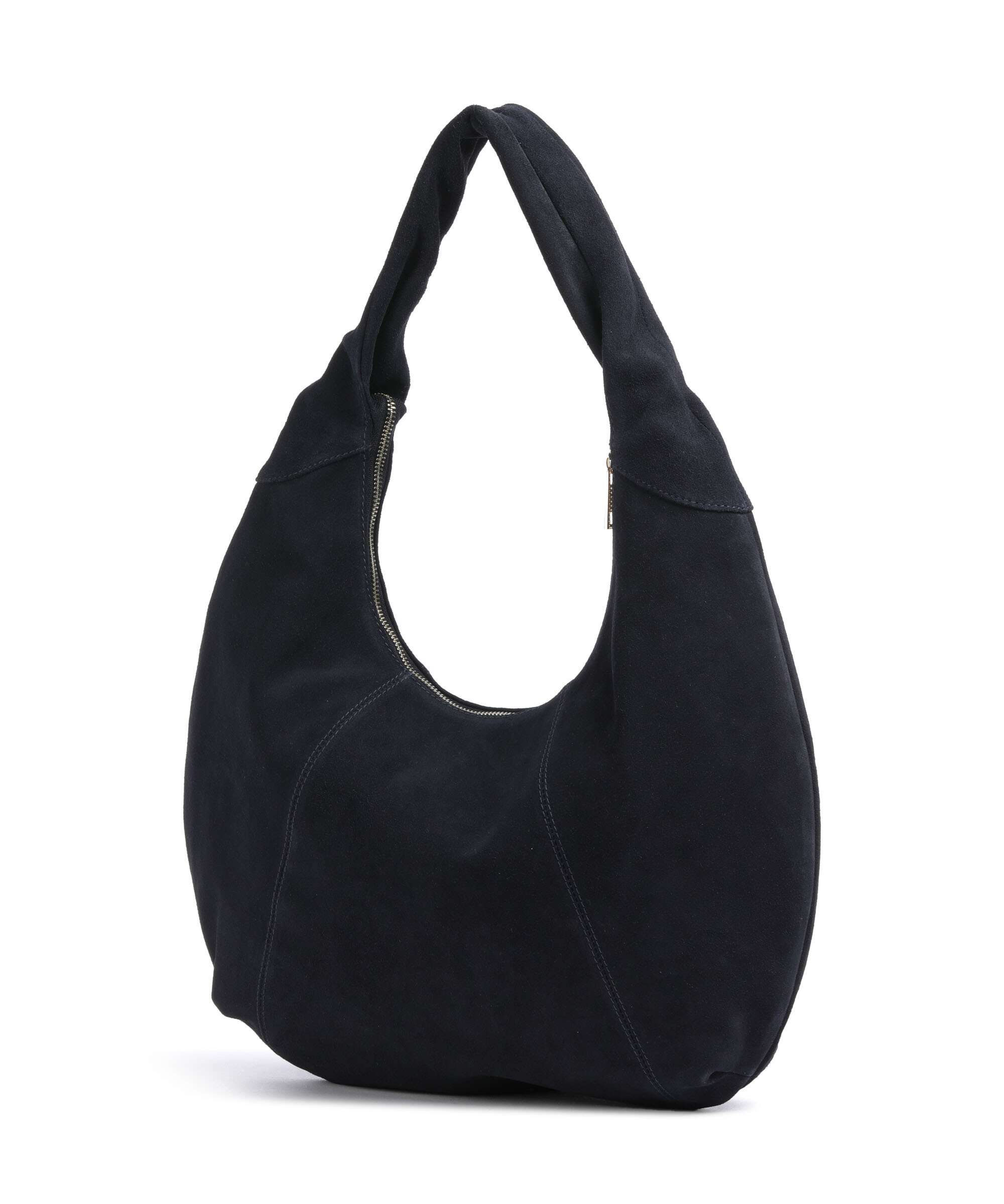 Núnoo Suede Gabi Hobo bag navy - Image 2